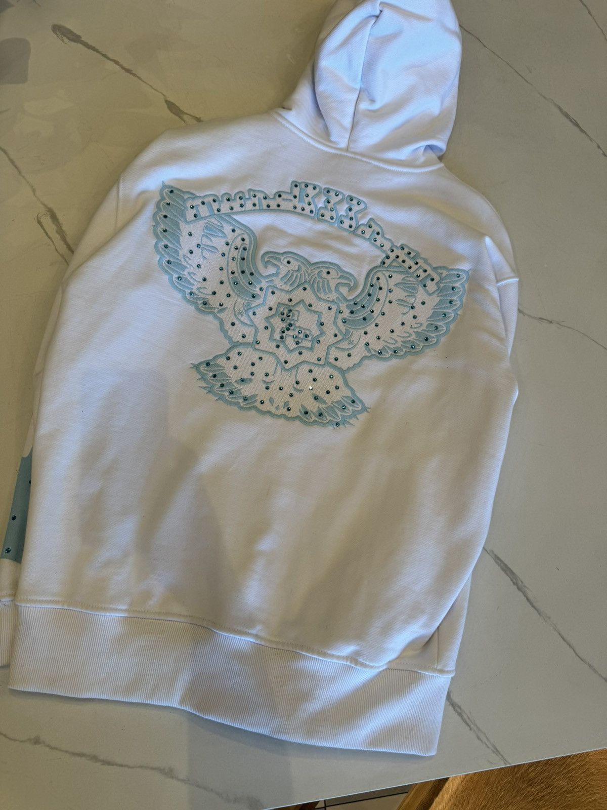 murd333r.fm Murd333r FM Blue/White Zip Up hoodie Size US L / EU 52-54 / 3 - 2 Thumbnail