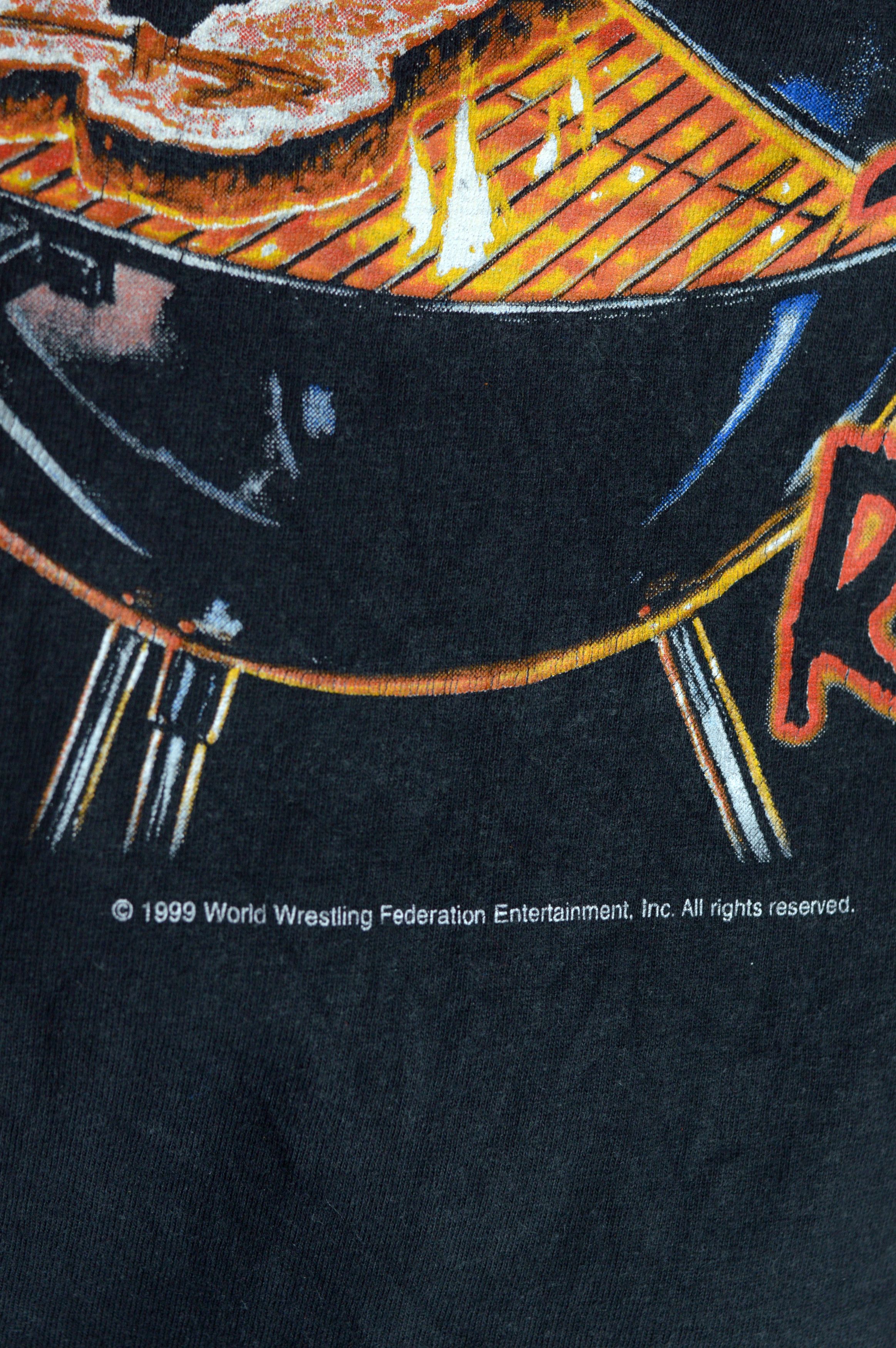 Vintage Vintage WWF The Rock Do You Smell It 1999 t shirt Size US M / EU 48-50 / 2 - 4 Thumbnail