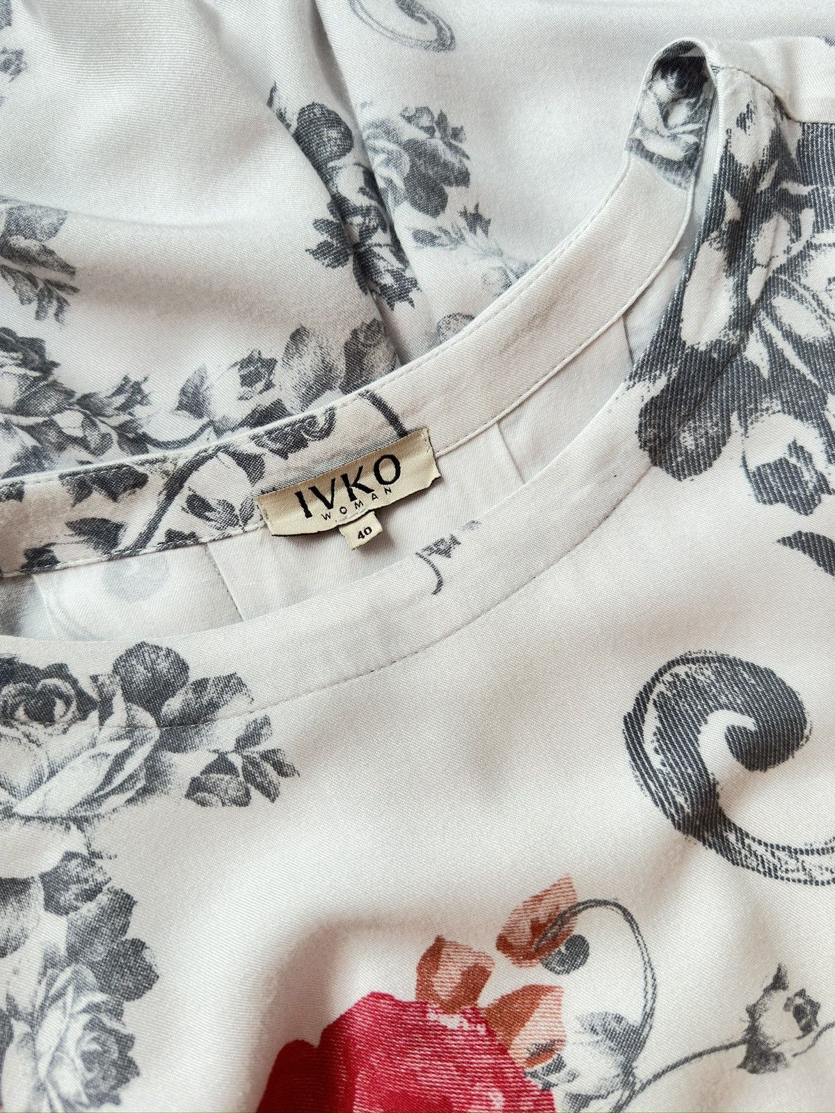 Other IVKO Floral Pattern Long Sleeve Tunic Blouse Size S / US 4 / IT 40 - 11 Thumbnail