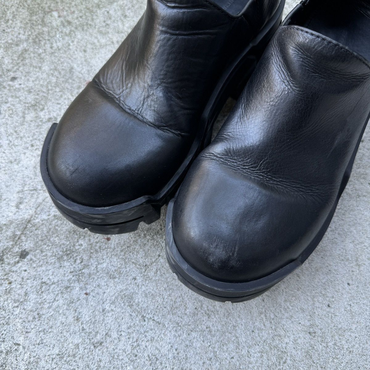 Balenciaga BALENCIAGA BULLDOZER MINI BOOTS | Grailed