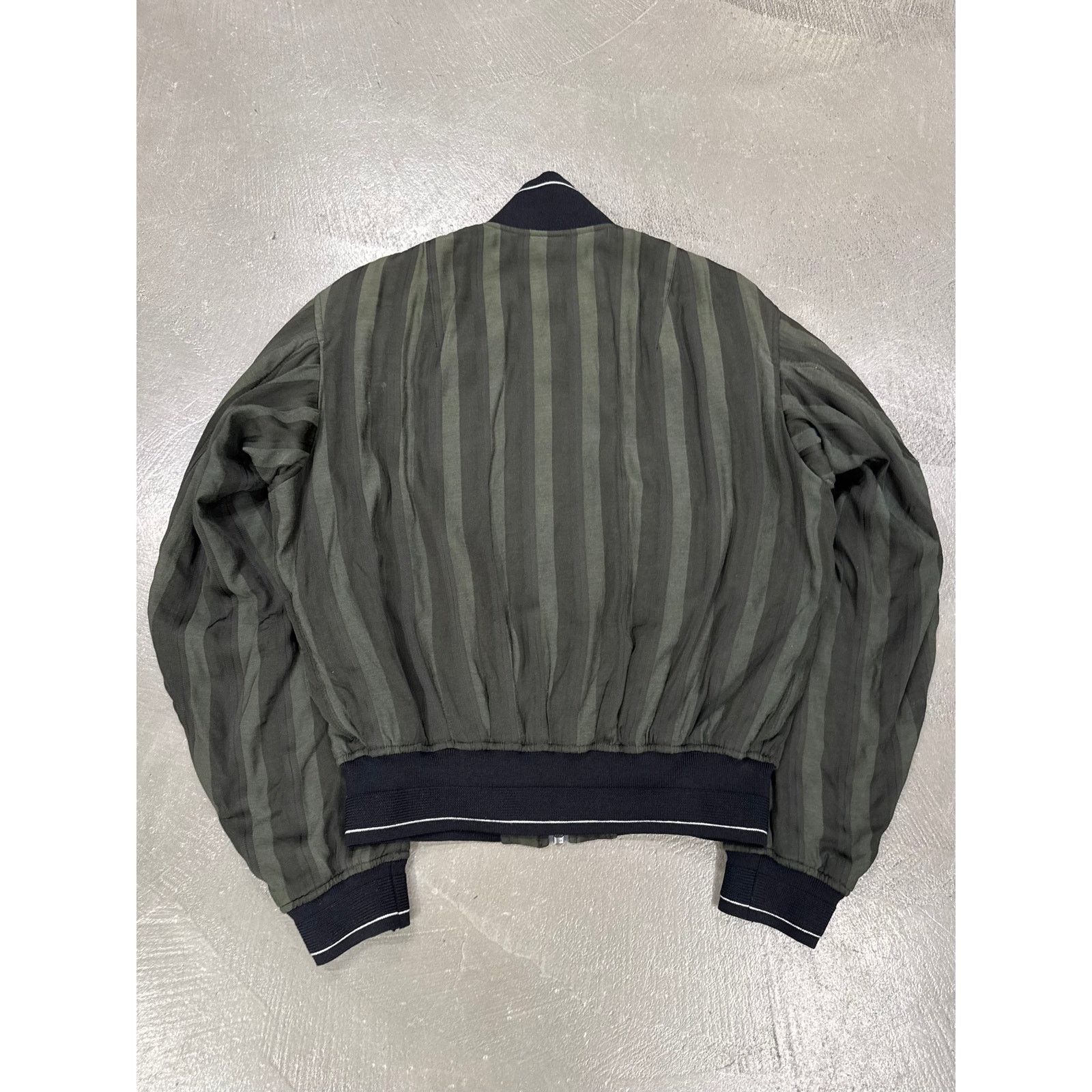 Haider Ackermann S/S2018 Haider Ackermann green stripe bomber jacket Size US S / EU 44-46 / 1 - 4 Thumbnail