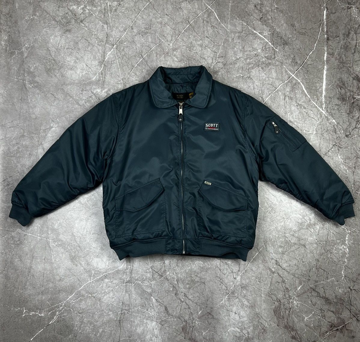 Schott Vintage MA 2 Bomber Jacket Size US M / EU 48-50 / 2 - 2 Thumbnail