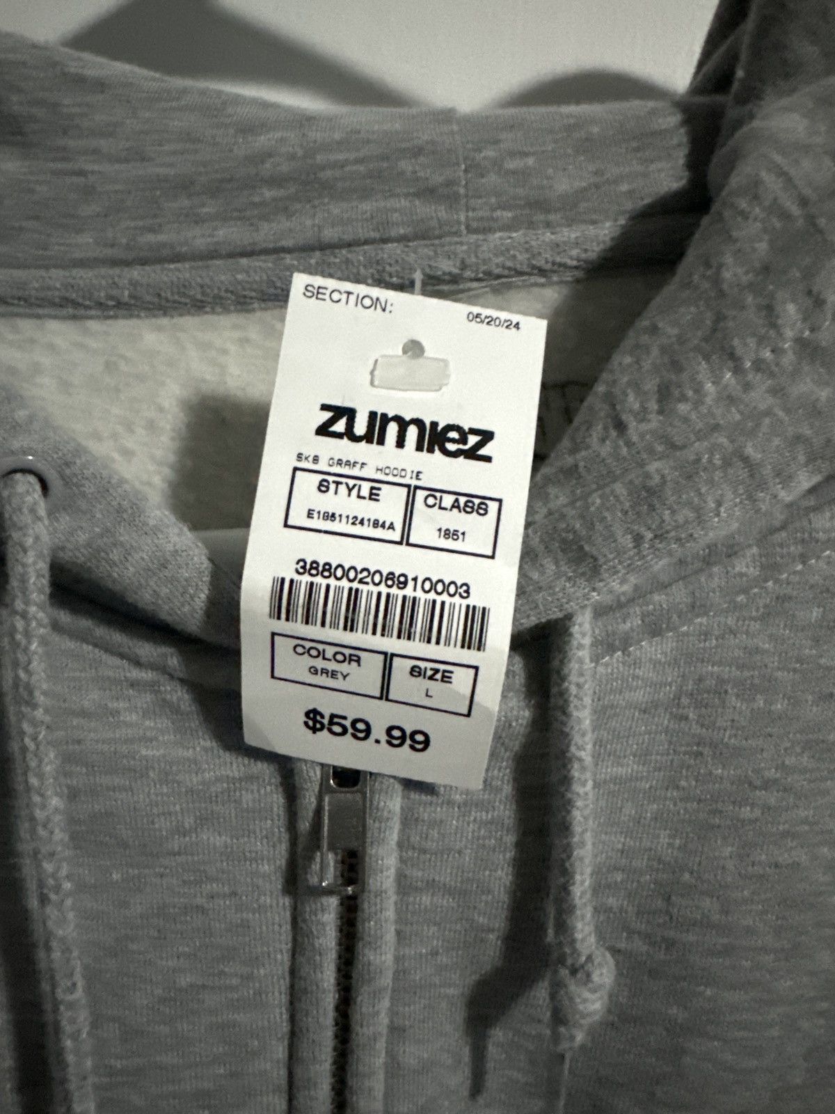 Empyre Brand New Empyre Grey full Zip Size US L / EU 52-54 / 3 - 2 Thumbnail