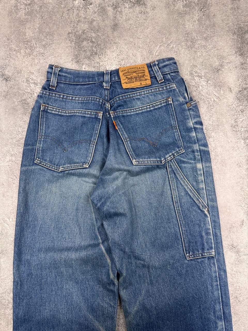 Levi's Levis 520 Women Blue Denim Jeans Cargo Vintage 70s rare Size 30" / US 8 / IT 44 - 2 Thumbnail