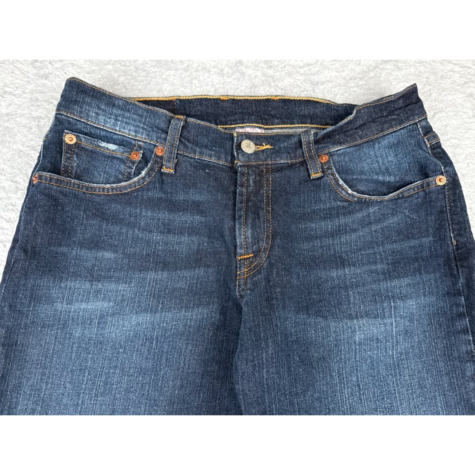 Lucky Brand VINTAGE Lucky Brand Jeans Women 8 Blue Denim Straight Cotton Blend 30x24 Jeans Women's 8 Blue Denim Straight 30x24 Size 30" / US 8 / IT 44 - 4 Thumbnail