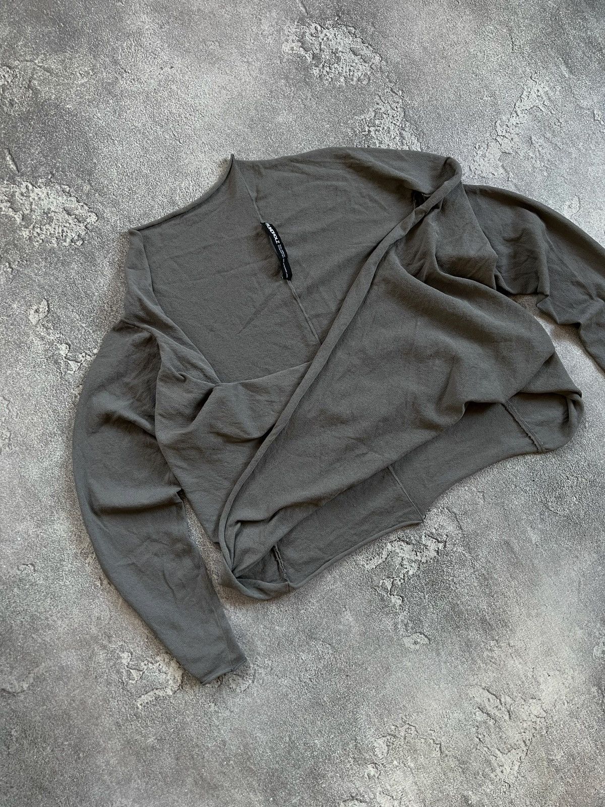 Rundholz Rundholz Women’s Asymmetric Knit Long Sleeve Top Avant Garde Size M / US 6-8 / IT 42-44 - 5 Thumbnail