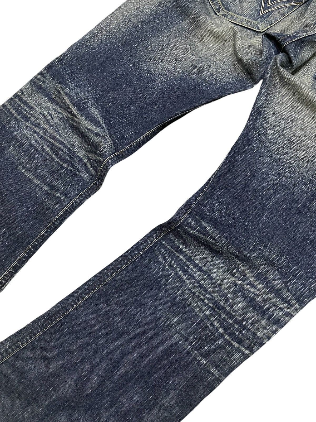 Edwin Edwin 503 Blue Trip Flared Stone Wash Jeans Japan Made Size US 30 / EU 46 - 15 Thumbnail