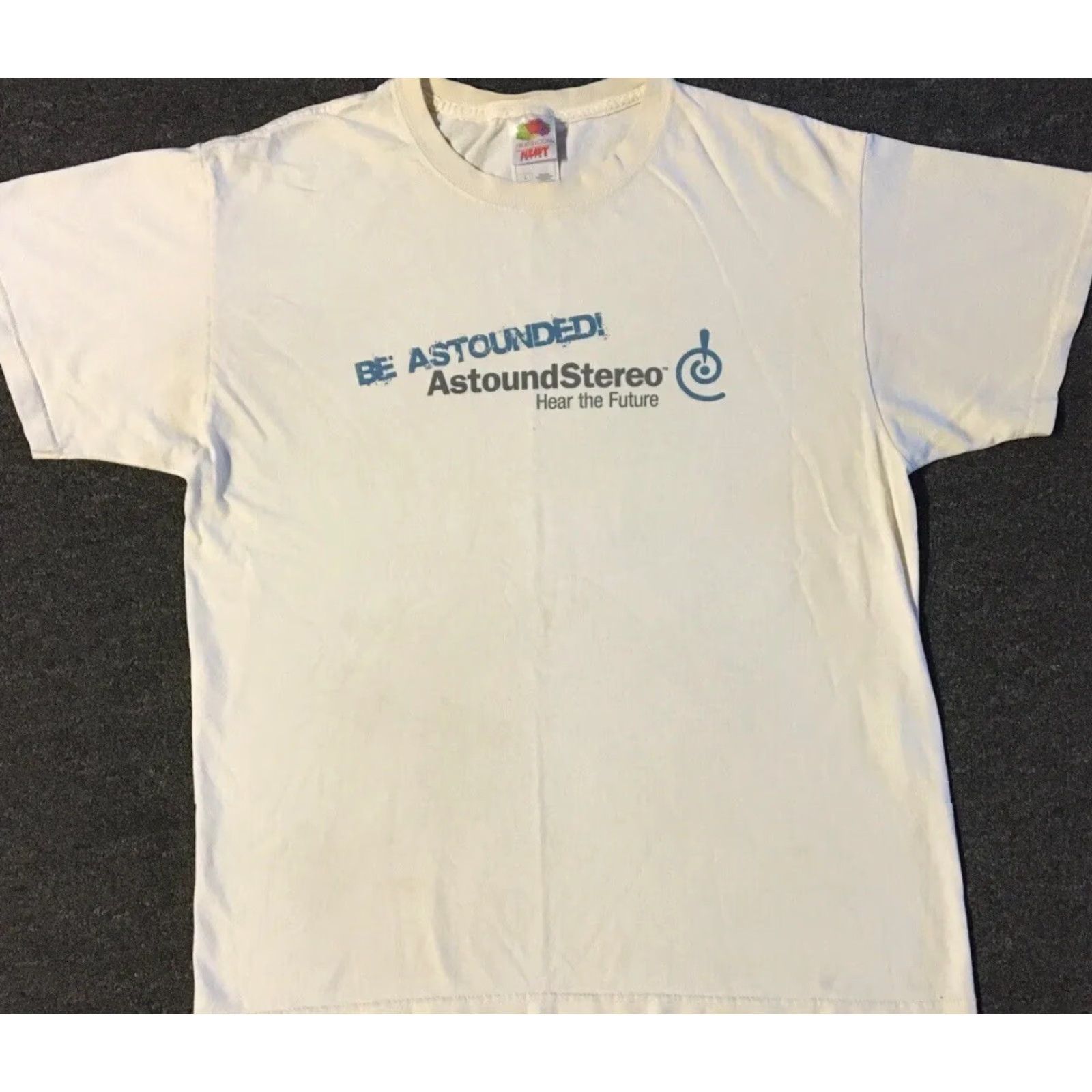 Vintage Vtg Astound Stereo Hear The Future Faded Distress Shirt M White 90s Grunge Promo T-Shirt Mens Size M Size US M / EU 48-50 / 2 - 2 Thumbnail