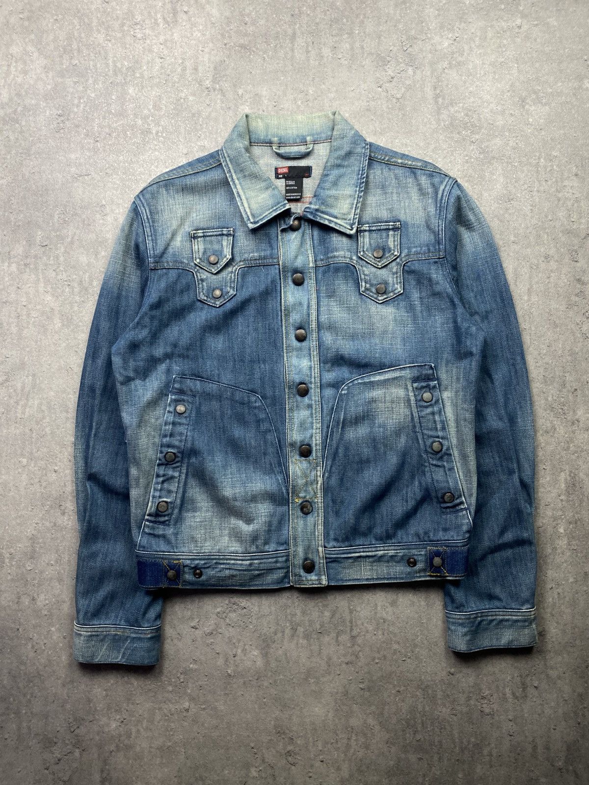 Diesel Denim jacket Diesel J.A.A. jeans vintage rare streetwear y2k Size US L / EU 52-54 / 3 - 7 Thumbnail