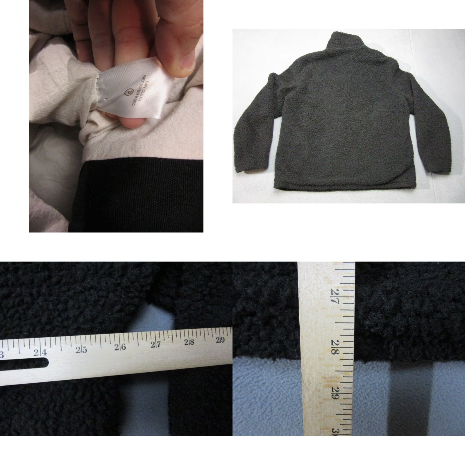 Pendleton Pendleton Jacket Mens XL Black Lined River Rock Sherpa Hi Pile Fleece Winter Outdoor Denim Pocket Regular Chest 52 in Short Length 28 in Zip Pocket Size US XL / EU 56 / 4 - 8 Thumbnail