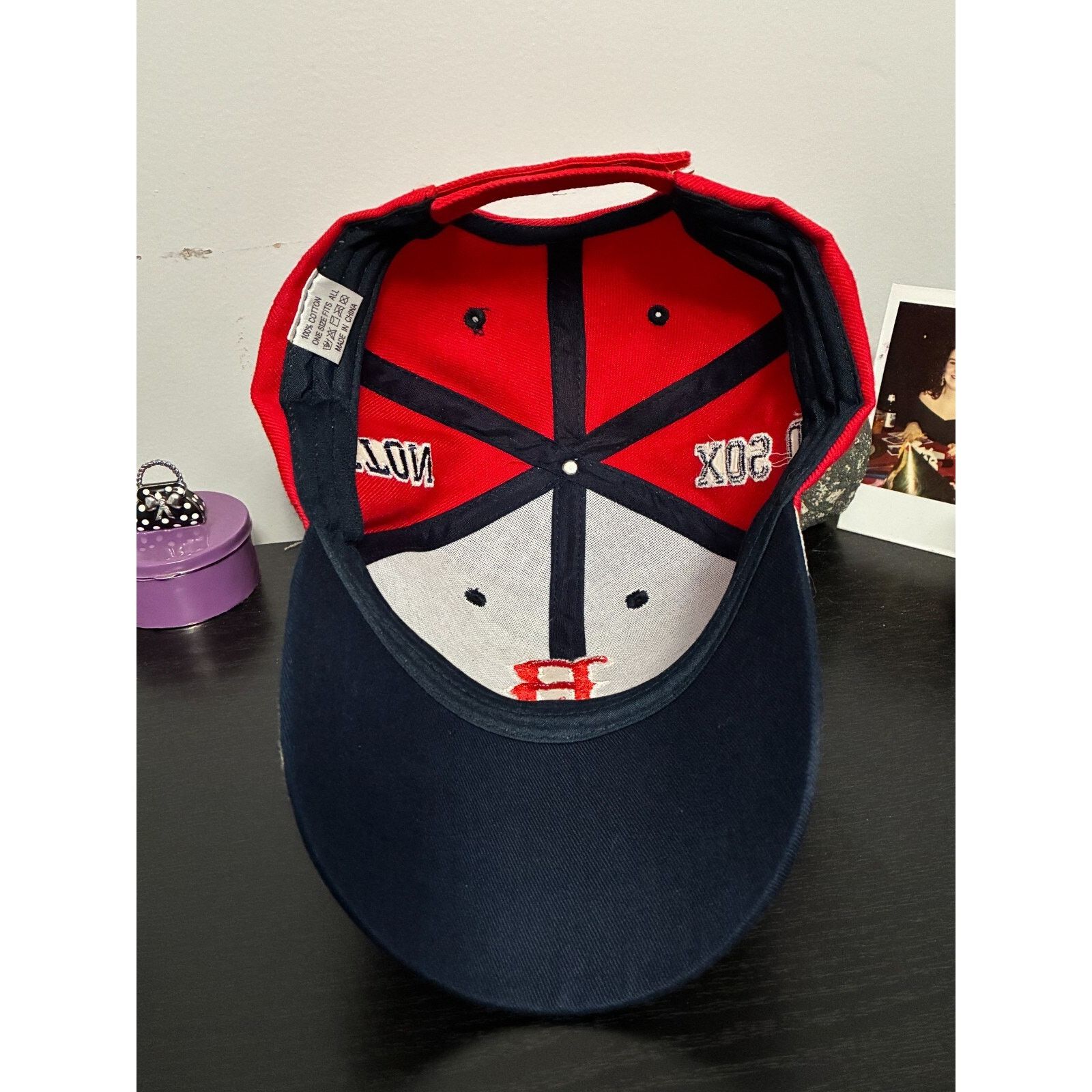 47 Brand Boston Red Sox Baseball Cap – Embroidered “B” & Sox Logo Size ONE SIZE - 8 Thumbnail