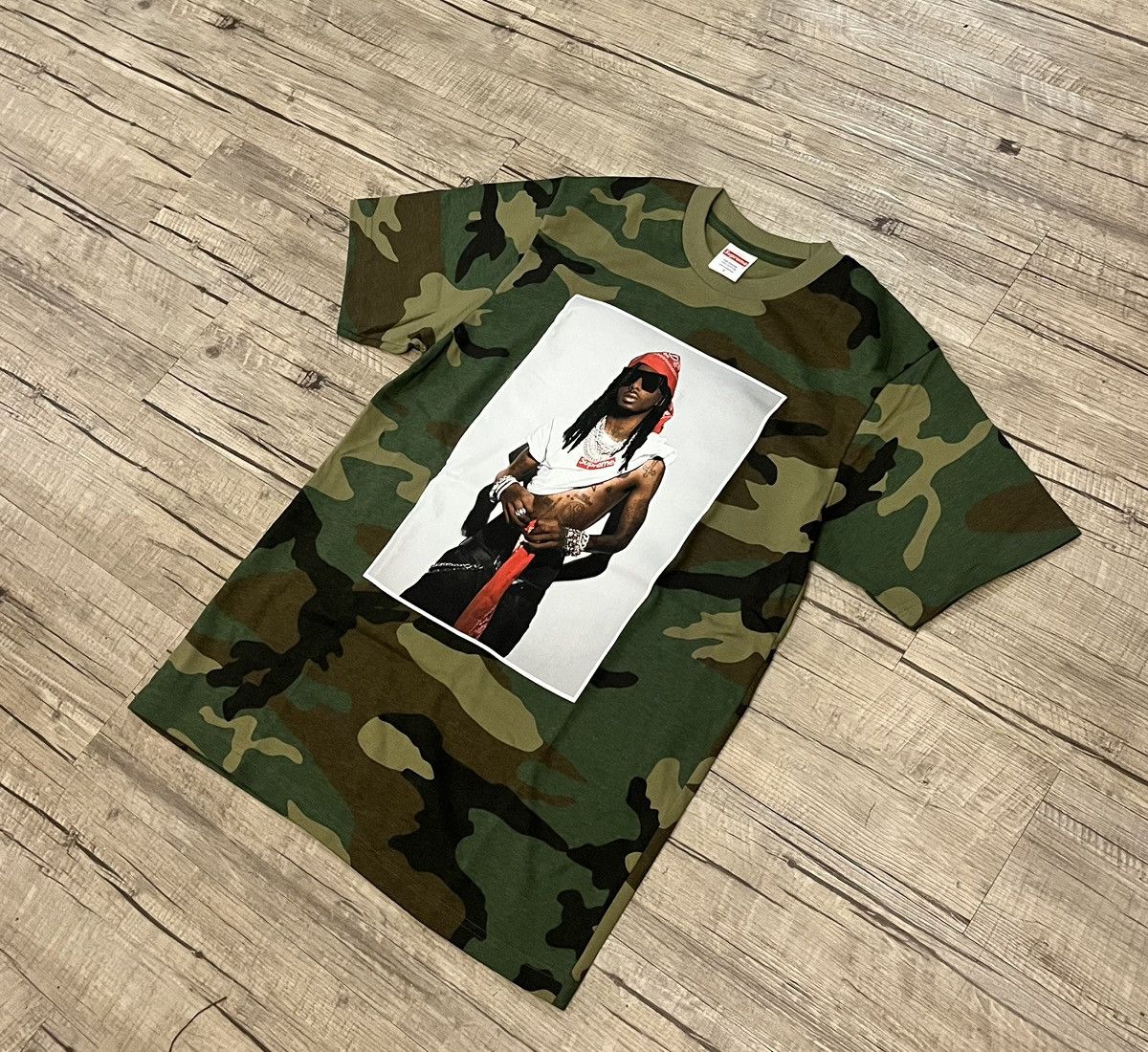 Supreme Supreme x Playboi Carti FW25 Photo 'Camo' Tee | Grailed