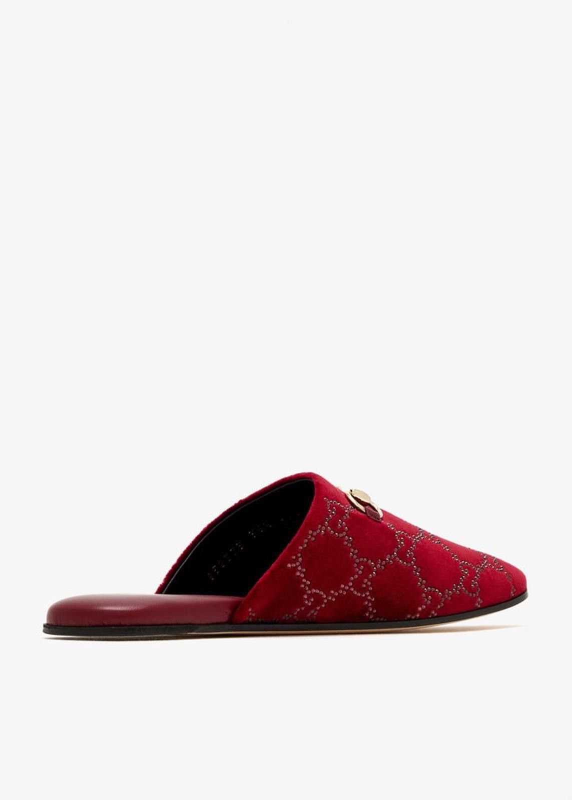 Gucci Gucci Horsebit GG Crystal Mules Size US 7.5 / IT 37.5 - 3 Thumbnail