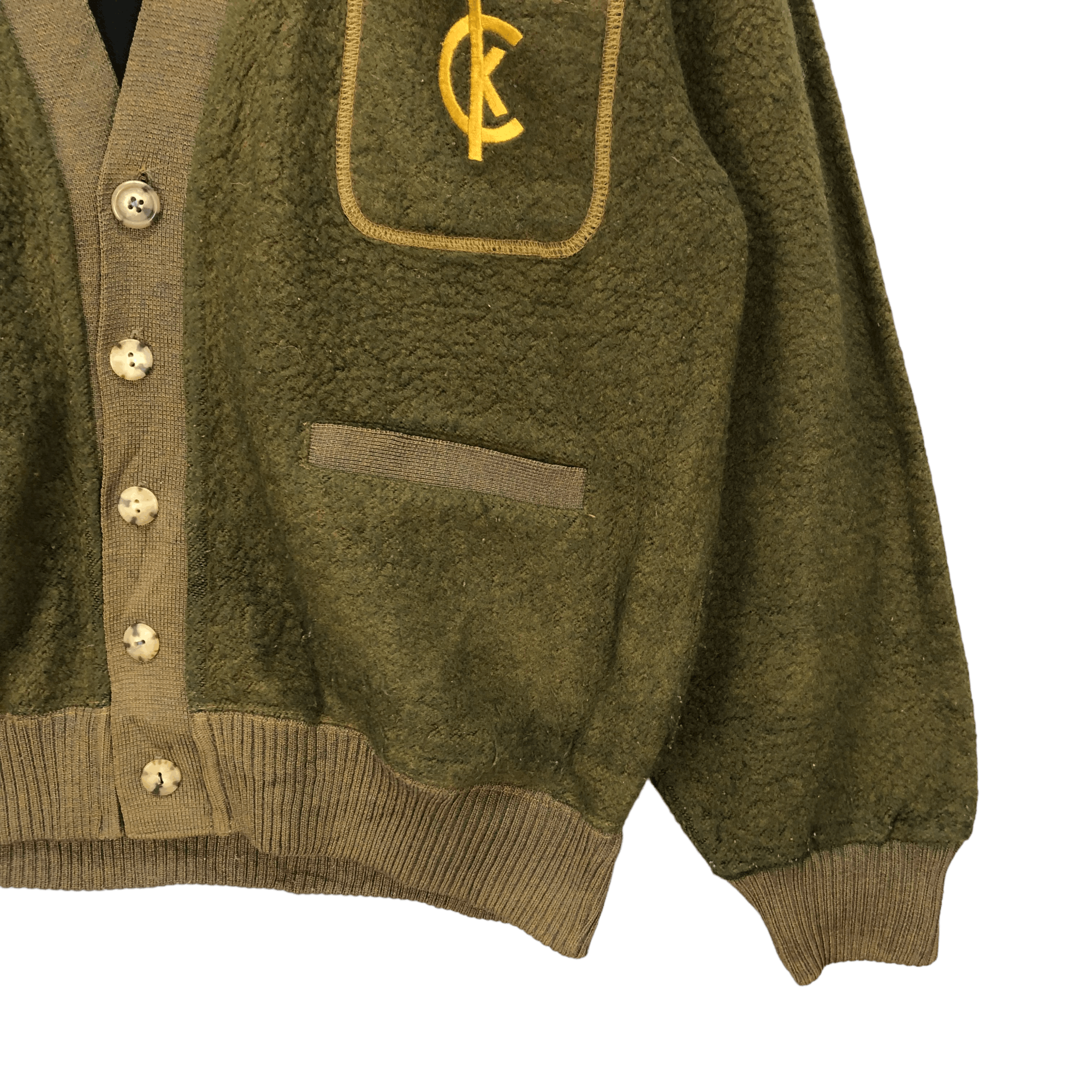 Calvin Klein Vintage Calvin Klein Sport CK Logo Fleece Cardigan #5320-184 Size US M / EU 48-50 / 2 - 6 Thumbnail