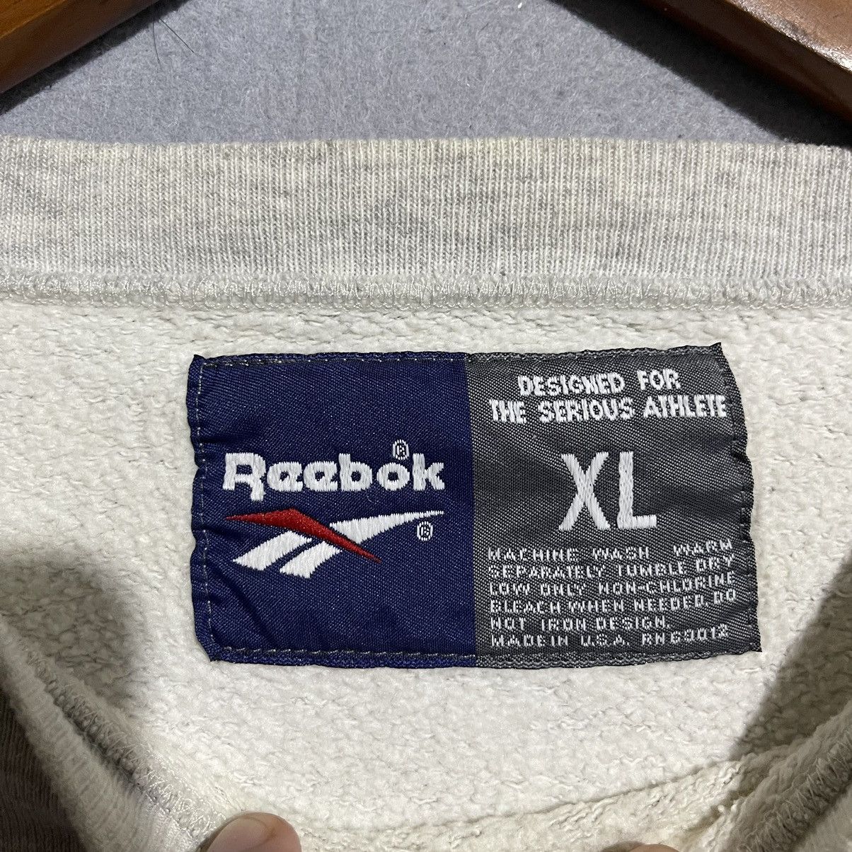 Reebok Vintage 90s Reebok Carolina Panthers Sweatshirt –Made in USA Size US XL / EU 56 / 4 - 9 Thumbnail