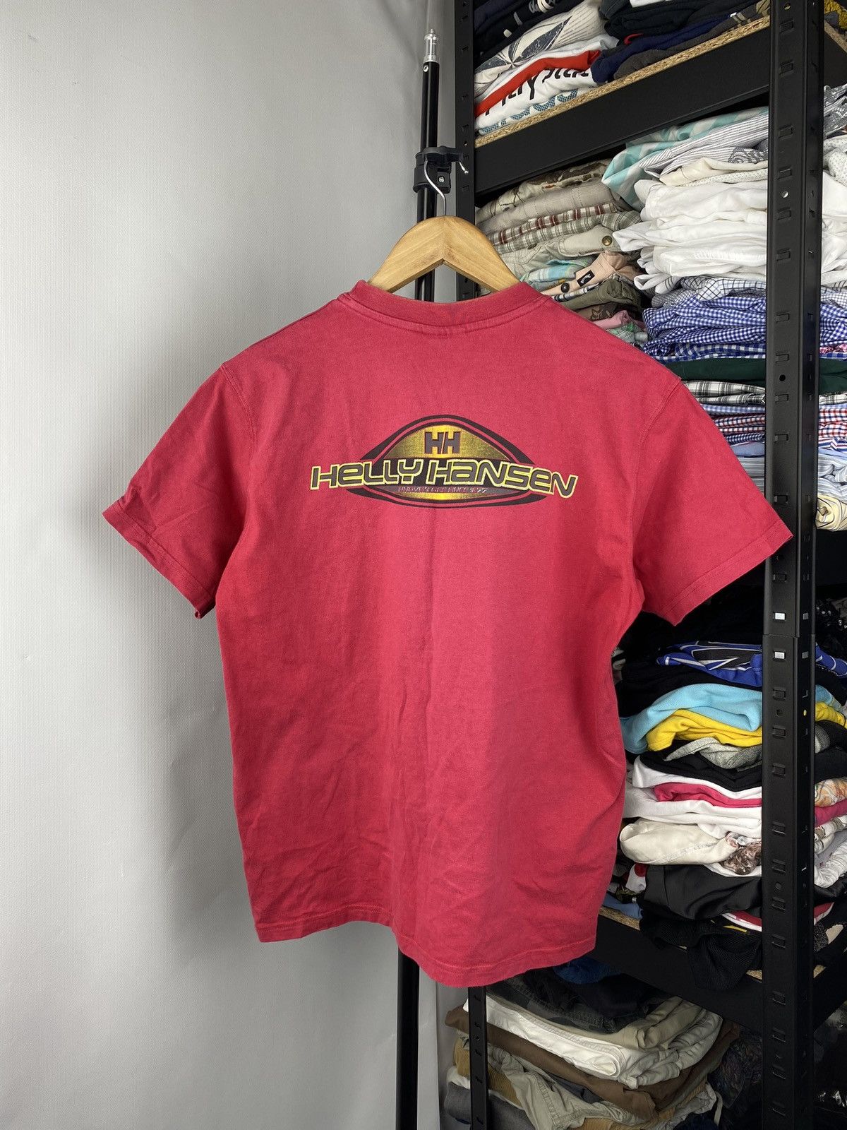 Helly Hansen × Vintage 🔥Vntg Helly Hansen Red Shirt Cyber Logo Opium Tee mens Size US S / EU 44-46 / 1 - 1 Thumbnail