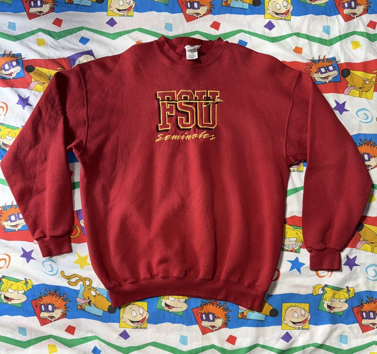 Other Vintage 90s FSU Florida Embroidered Crewneck Sweatshirt Size US XL / EU 56 / 4 - 2 Thumbnail