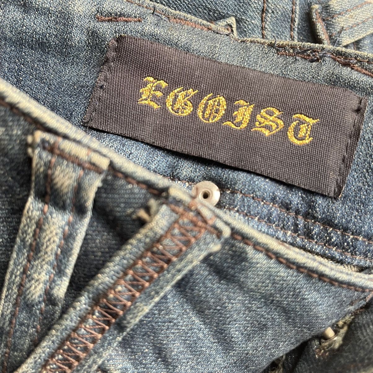 Luxury Jeans Egoist Denim Pants Super Wide Leg Opening