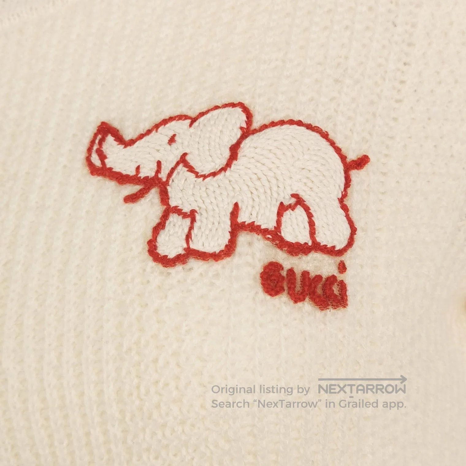 Gucci Gucci XS Wool Crewneck Sweater with Elephant. Size XS / US 0-2 / IT 36-38 - 3 Thumbnail