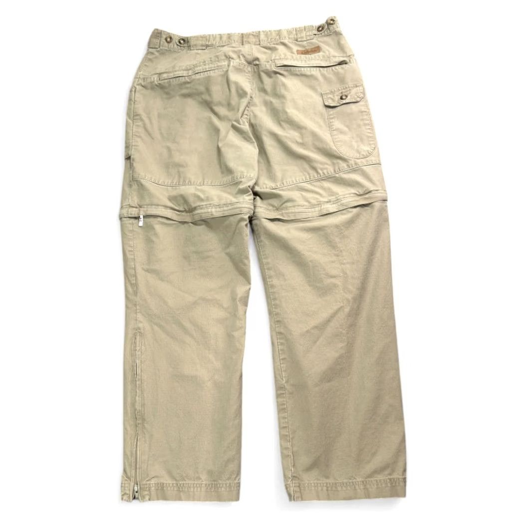 Vintage VINTAGE Cabela's Cargo Pants Mens 36x30 Brown Khaki Convertible Zip Pants Hiking Outdoor Y2K Mens Size US 36 / EU 52 - 2 Thumbnail