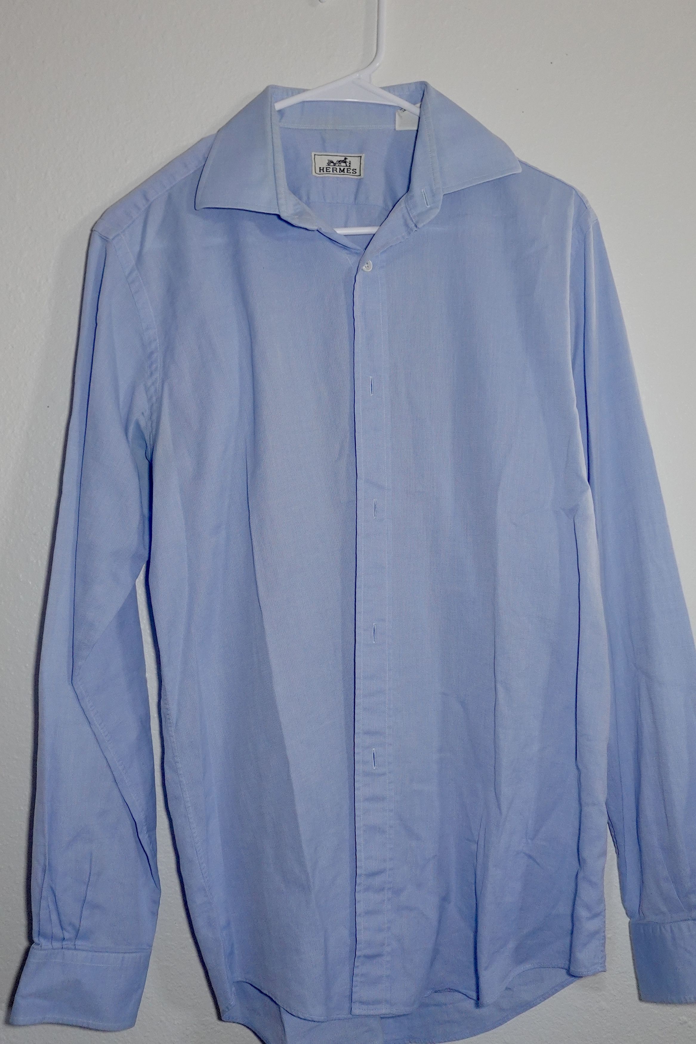 Hermes HERMES paris | Light Blue Made in France Size US M / EU 48-50 / 2 - 1 Thumbnail