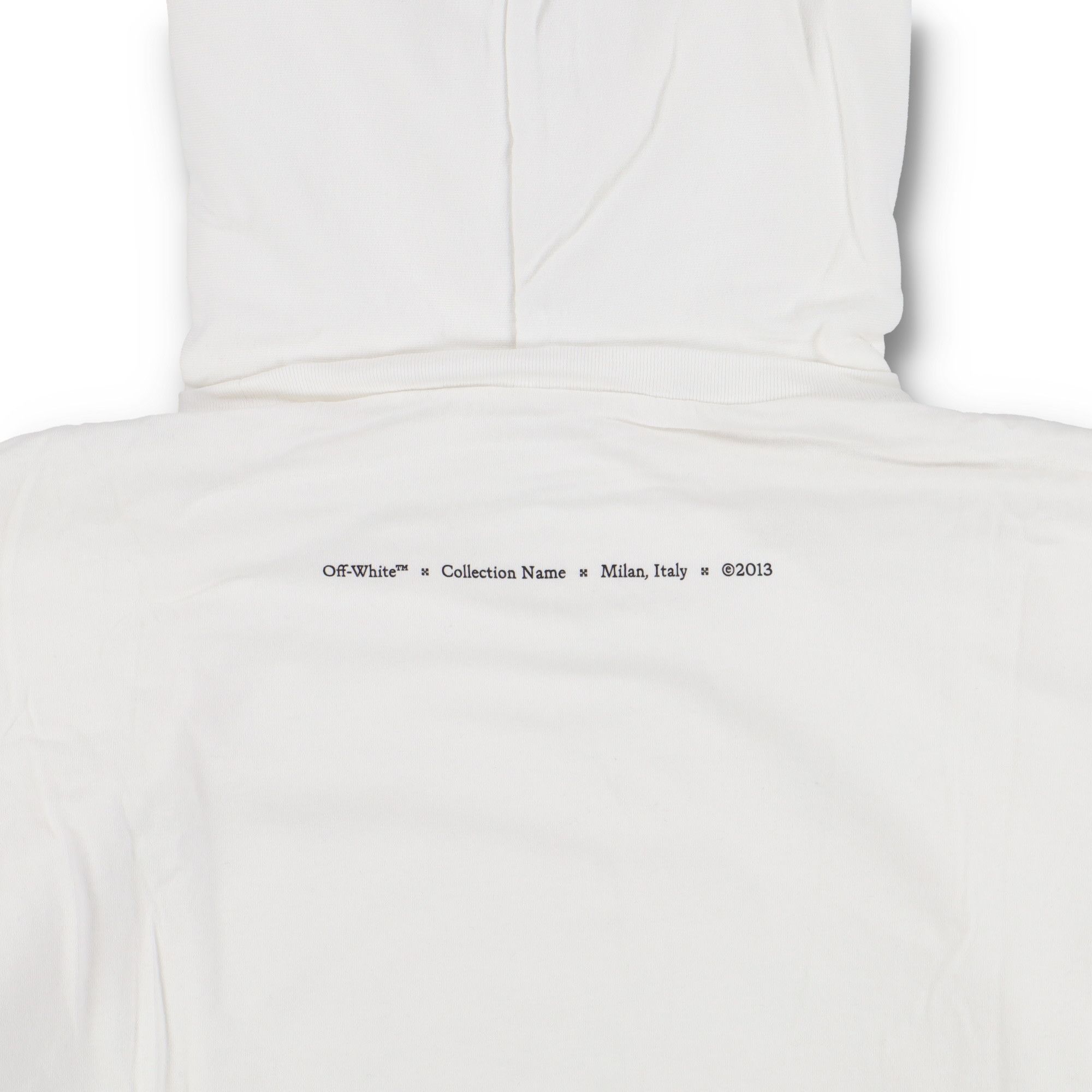 Off-White White B/W Caravaggio Painting Logo Layered Tee Hoodie Size US XXL / EU 58 / 5 - 5 Thumbnail