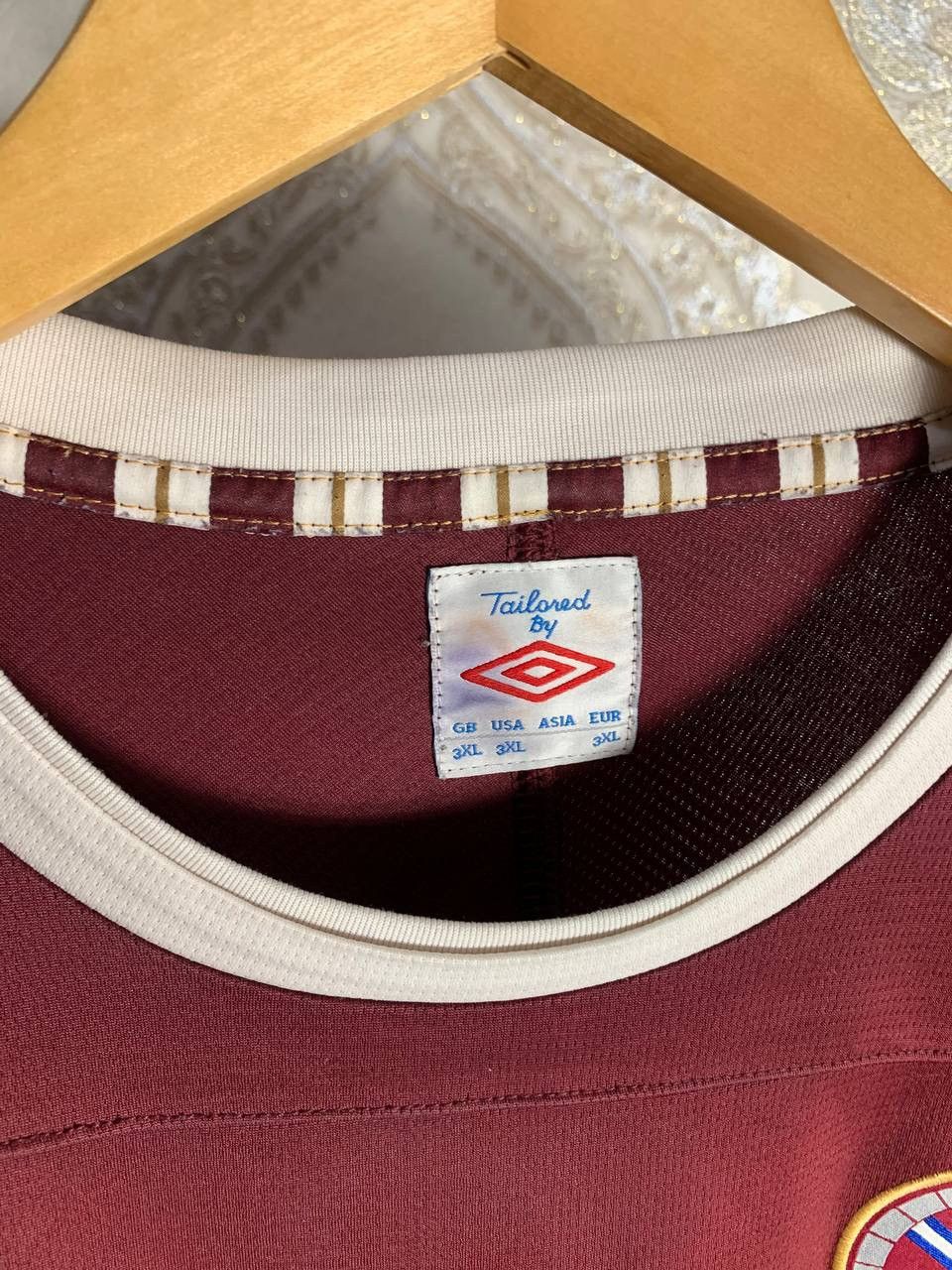 Umbro × Vintage VERY RARE UMBRO FC HM HEART OF MIDLOTHIAN SOCCER JERSEY 90s Size US XXL / EU 58 / 5 - 4 Thumbnail