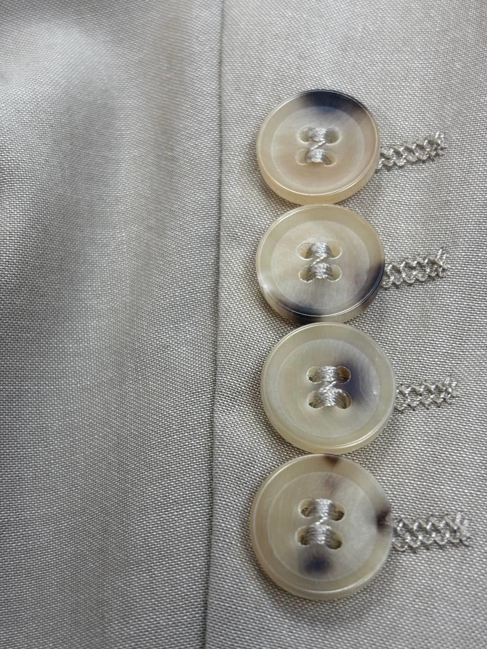 Hugo Boss Hugo Boss Rossellini Virgin Wool Blazer Beige Size 50 Size 40S - 10 Thumbnail
