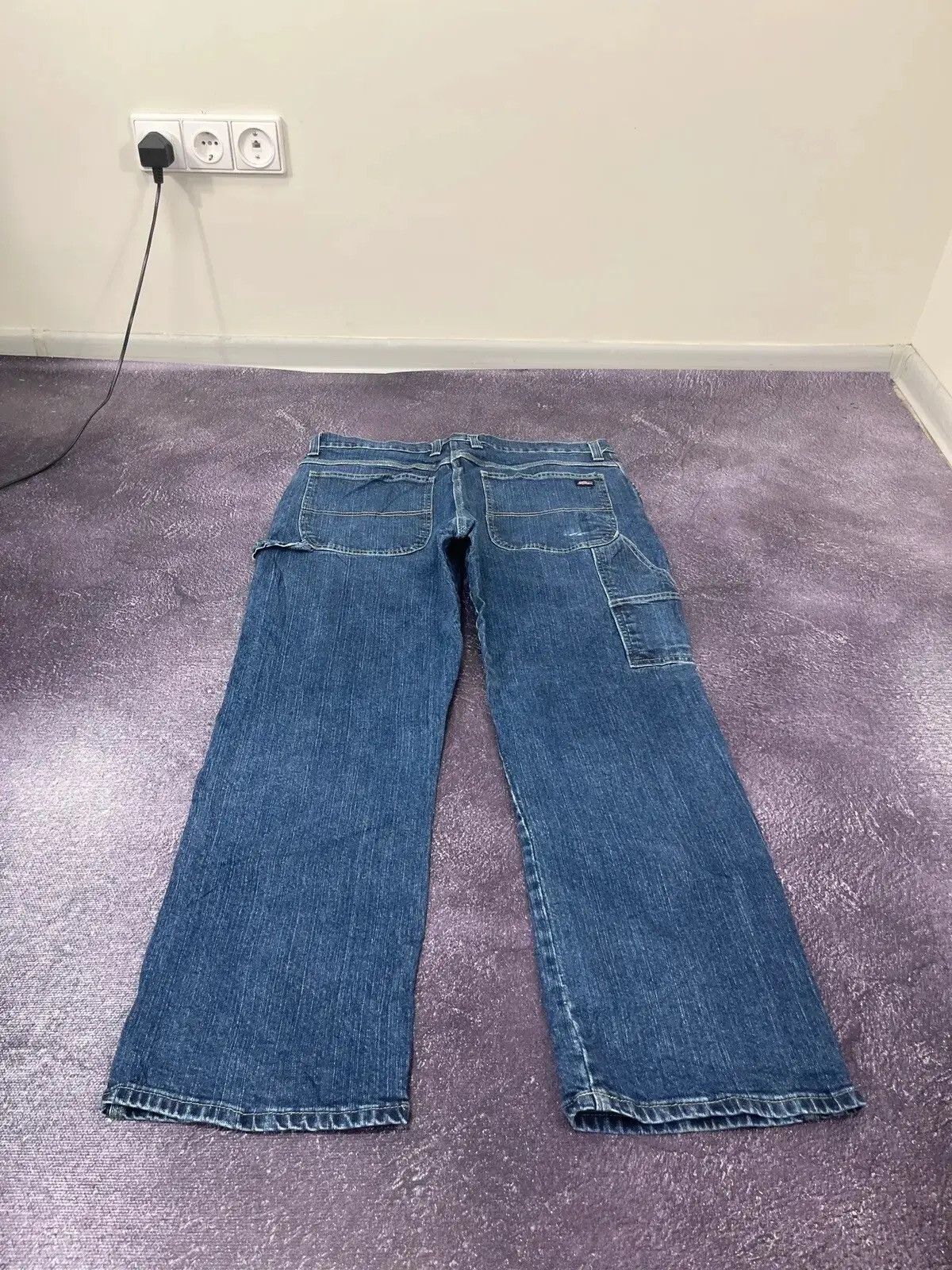 Dickies × Vintage Vintage Dickies USA Hype Work Blue Denim Baggy Jeans Size US 36 / EU 52 - 3 Thumbnail