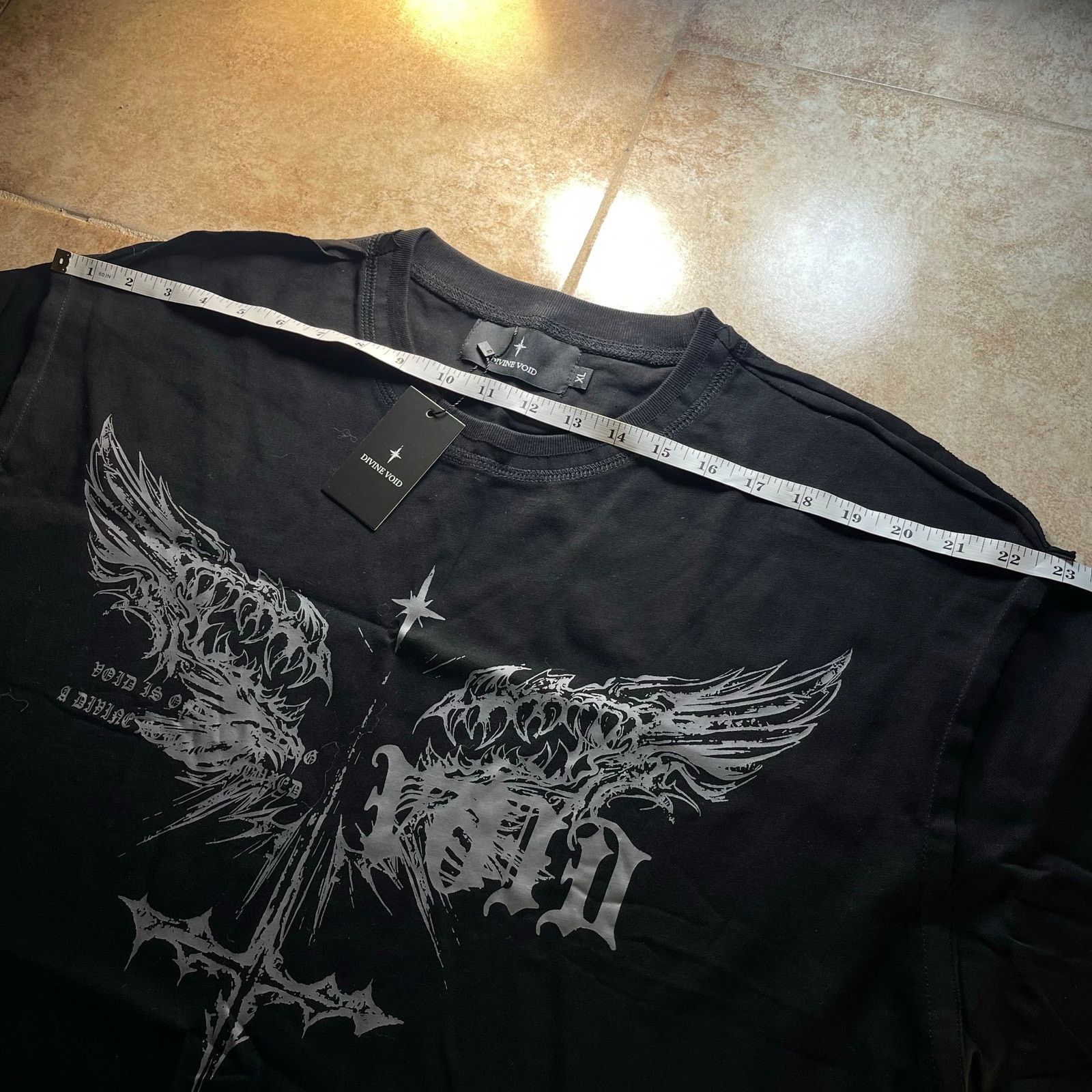 Vintage Divine Void Gargoyle Wings Graphic Tee size XL Size US XL / EU 56 / 4 - 6 Thumbnail