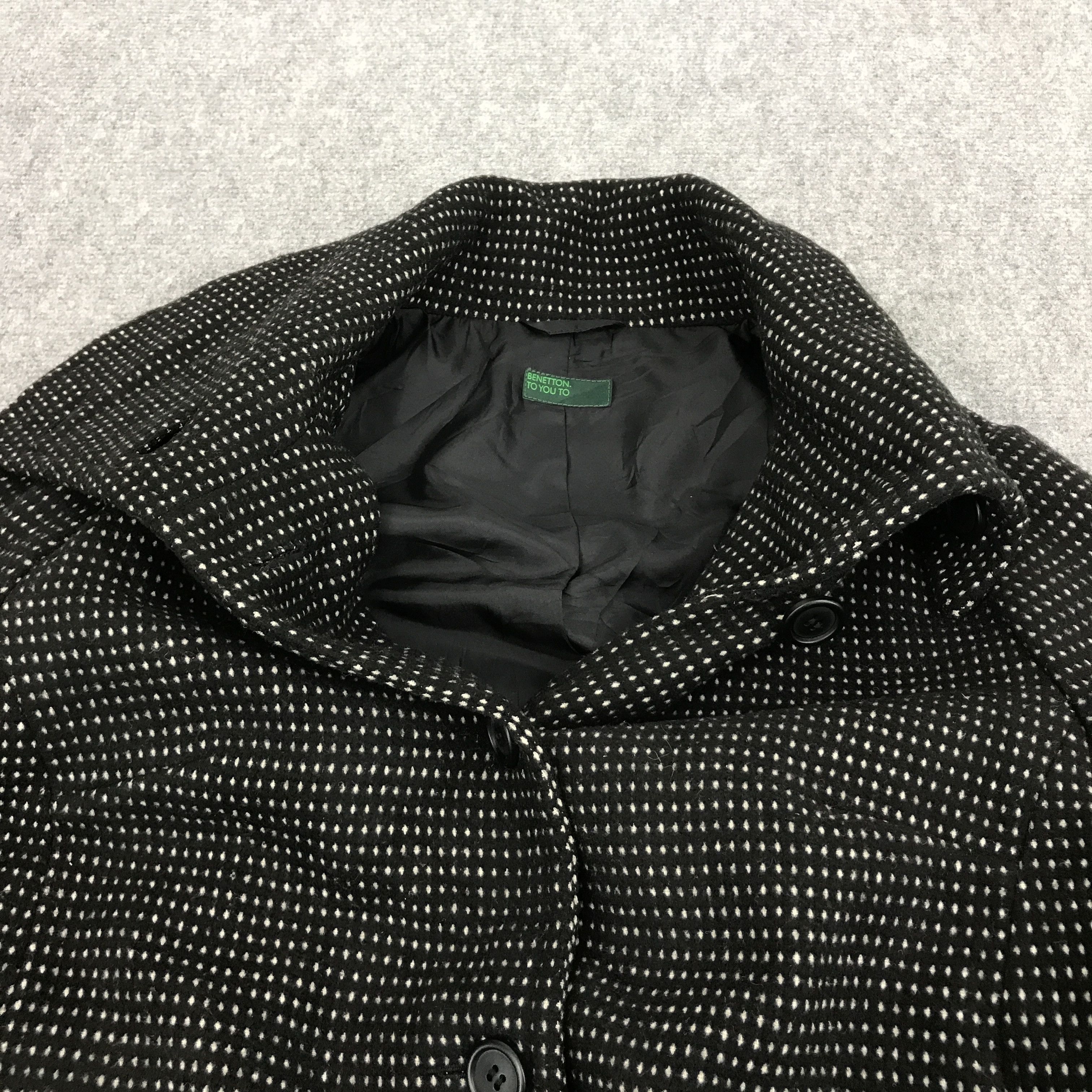 Benetton × Japanese Brand Benetton Button Wool jacket Size US M / EU 48-50 / 2 - 3 Thumbnail