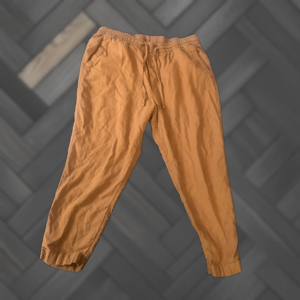 Old Navy VINTAGE? Old Navy Women Brown Casual Pants Large Petites Capri Skinny & Slim 20in Inseam Womens Pants Brown Size 36" / US 14 / IT 50 - 1 Thumbnail