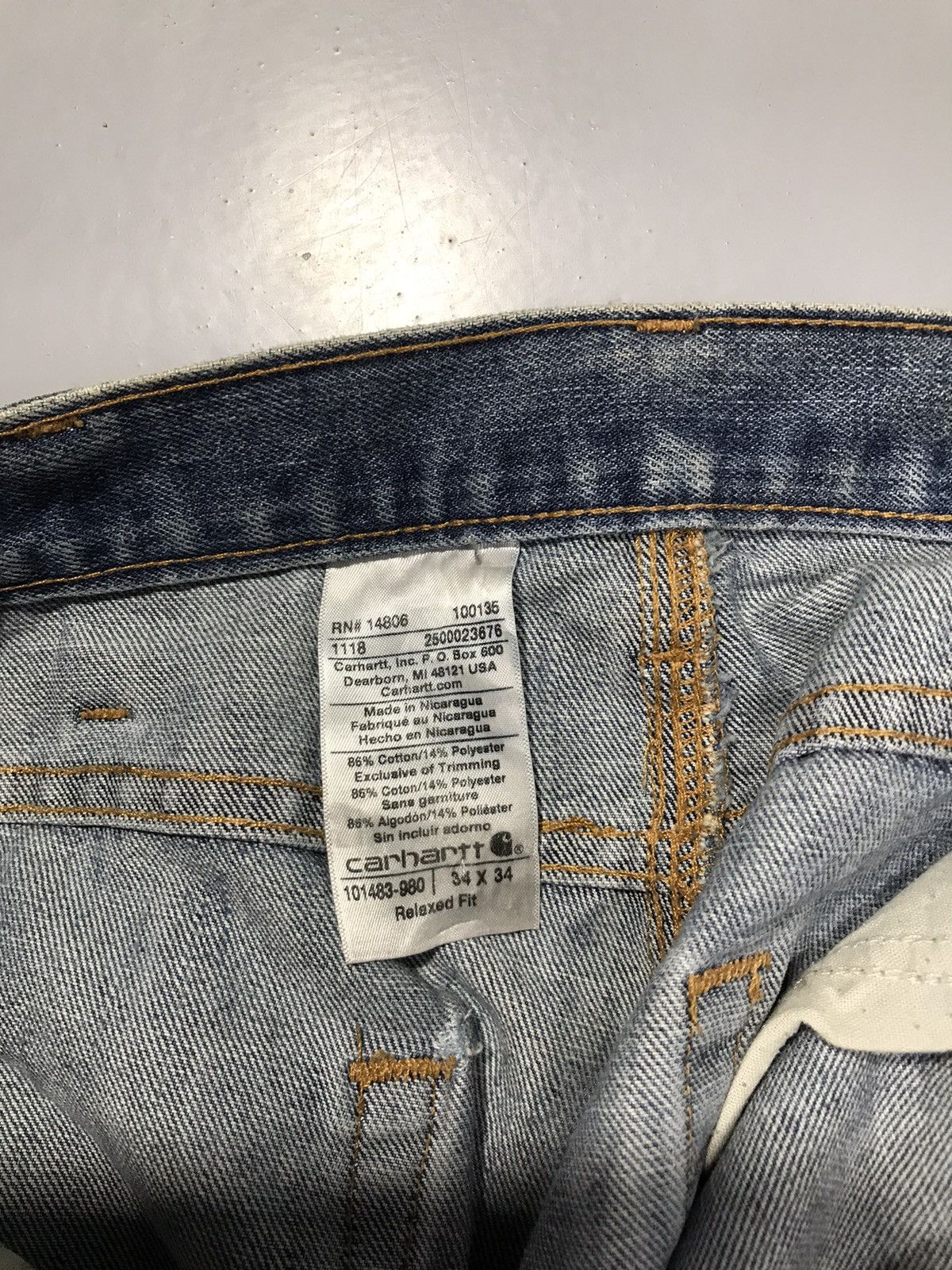 Carhartt Vintage Carhartt denim Size US 36 / EU 52 - 7 Thumbnail