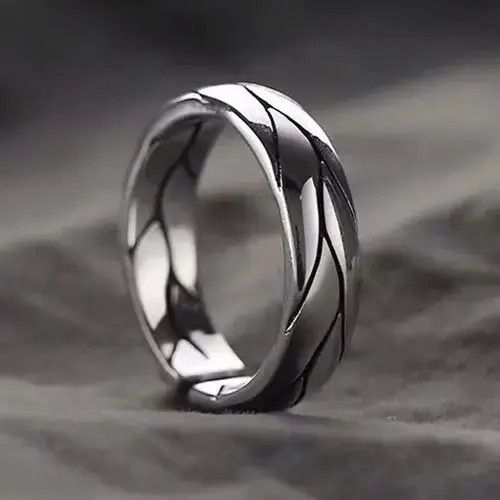 Designer × Jewelry Classic Punk Ring Size ONE SIZE - 4 Thumbnail