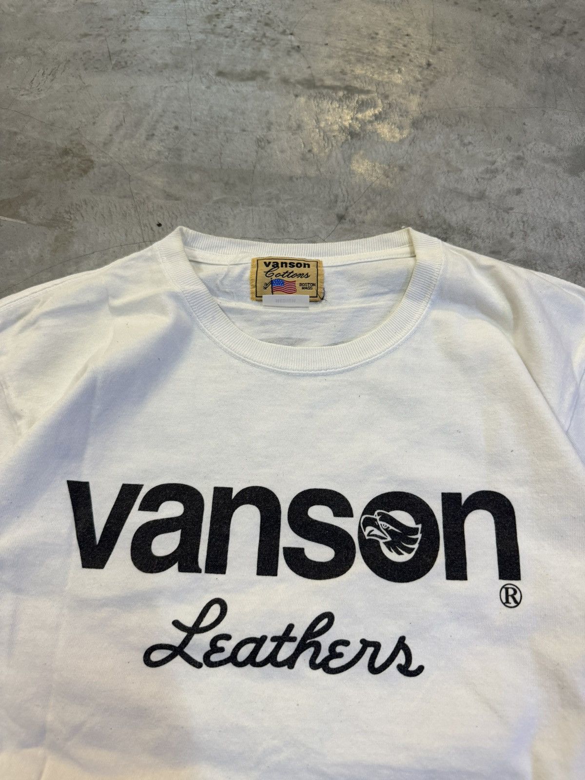 Japanese Brand × Vanson Leathers × Vintage Vintage Vanson leathers fall river 🦅 Size US M / EU 48-50 / 2 - 3 Thumbnail