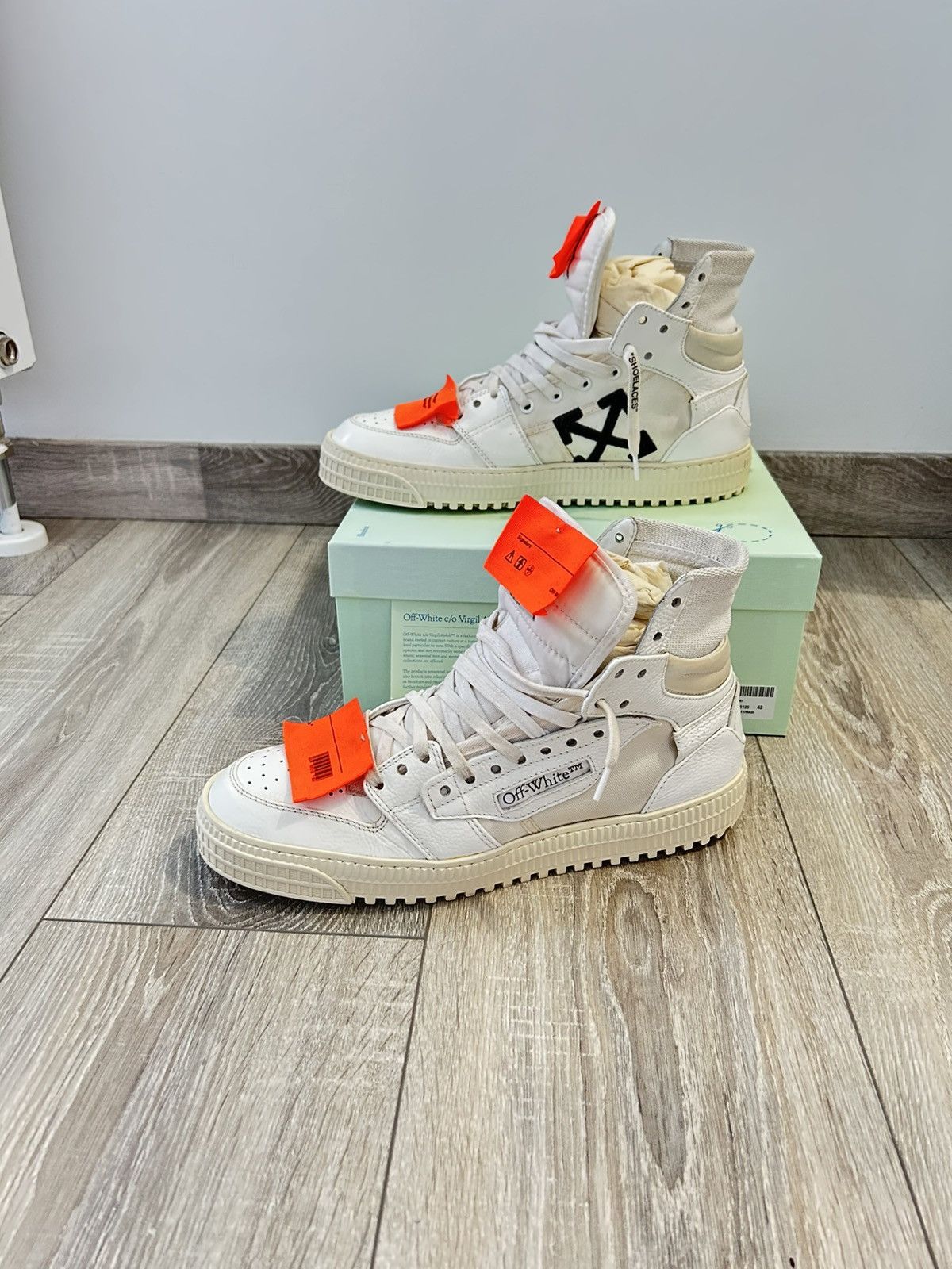 Off-White Off-White Court 3.0 Sneakers Size US 10.5 / EU 43-44 - 1 Thumbnail