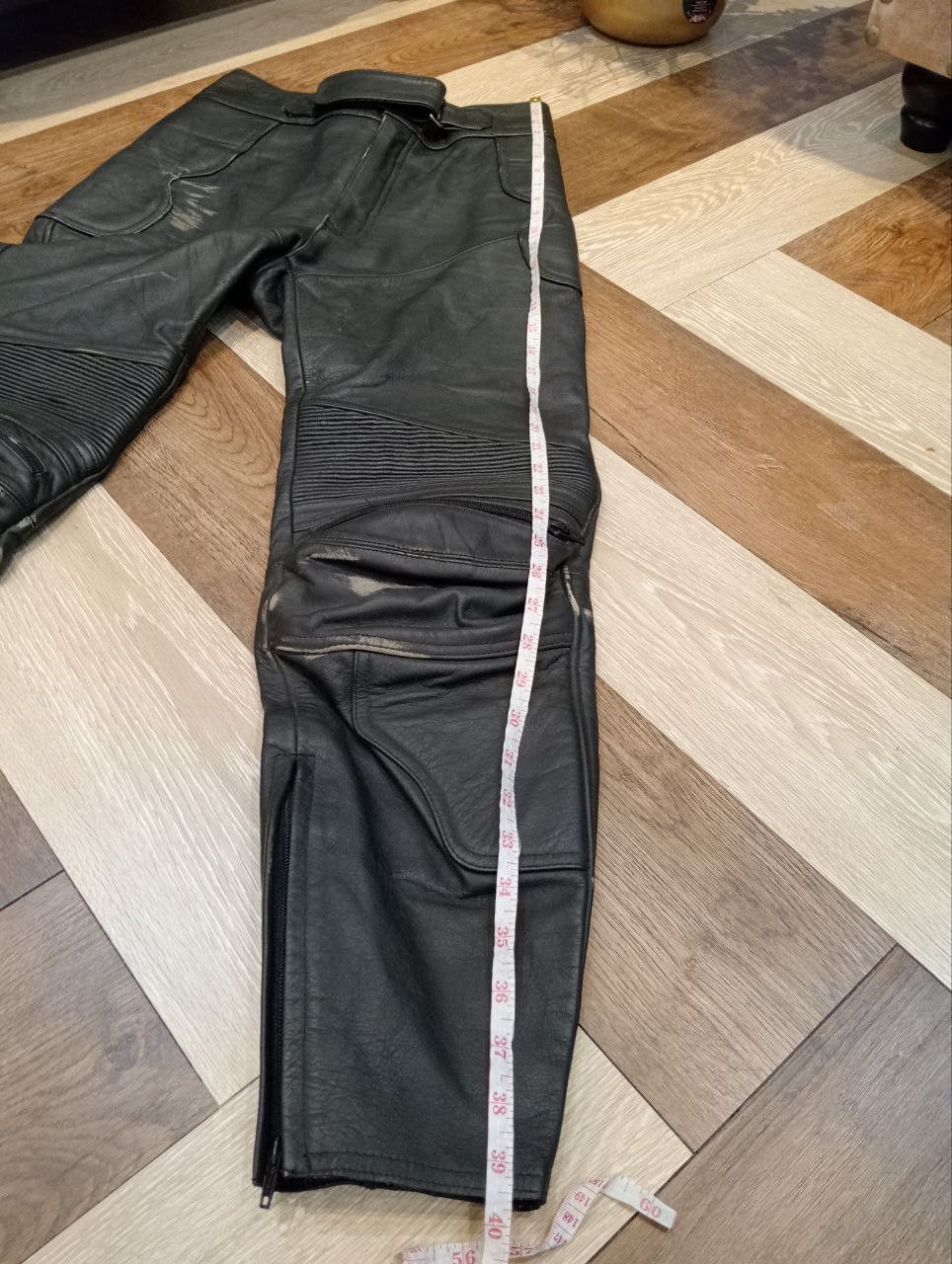 Gear for Sports SRP RIDING GEAR MOTORCYCLE LEATHER PANTS Size US 29 - 18 Thumbnail