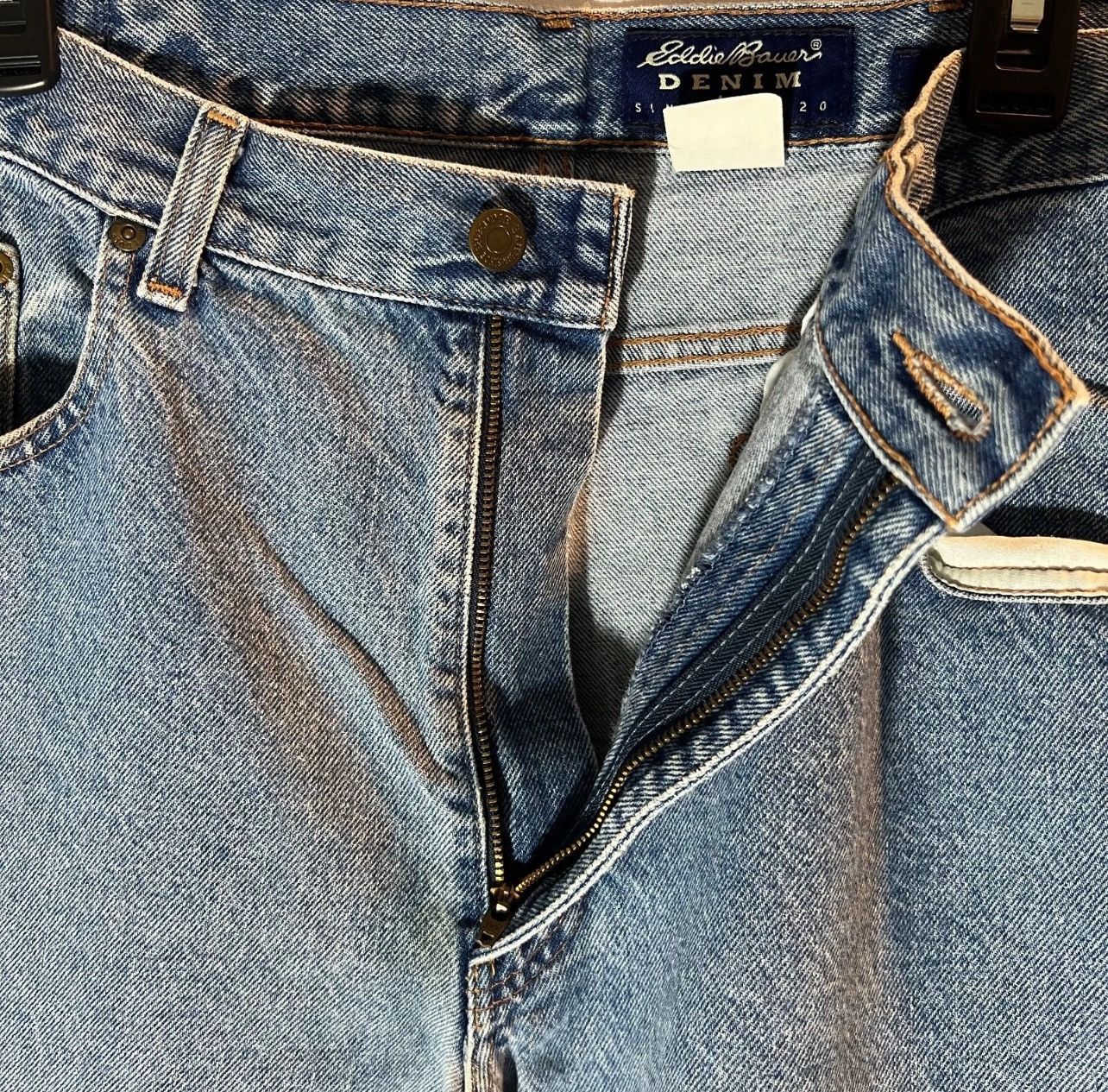 Eddie Bauer × Vintage Vintage Light Wash Heavyweight Jeans Size US 38 / EU 54 - 3 Thumbnail