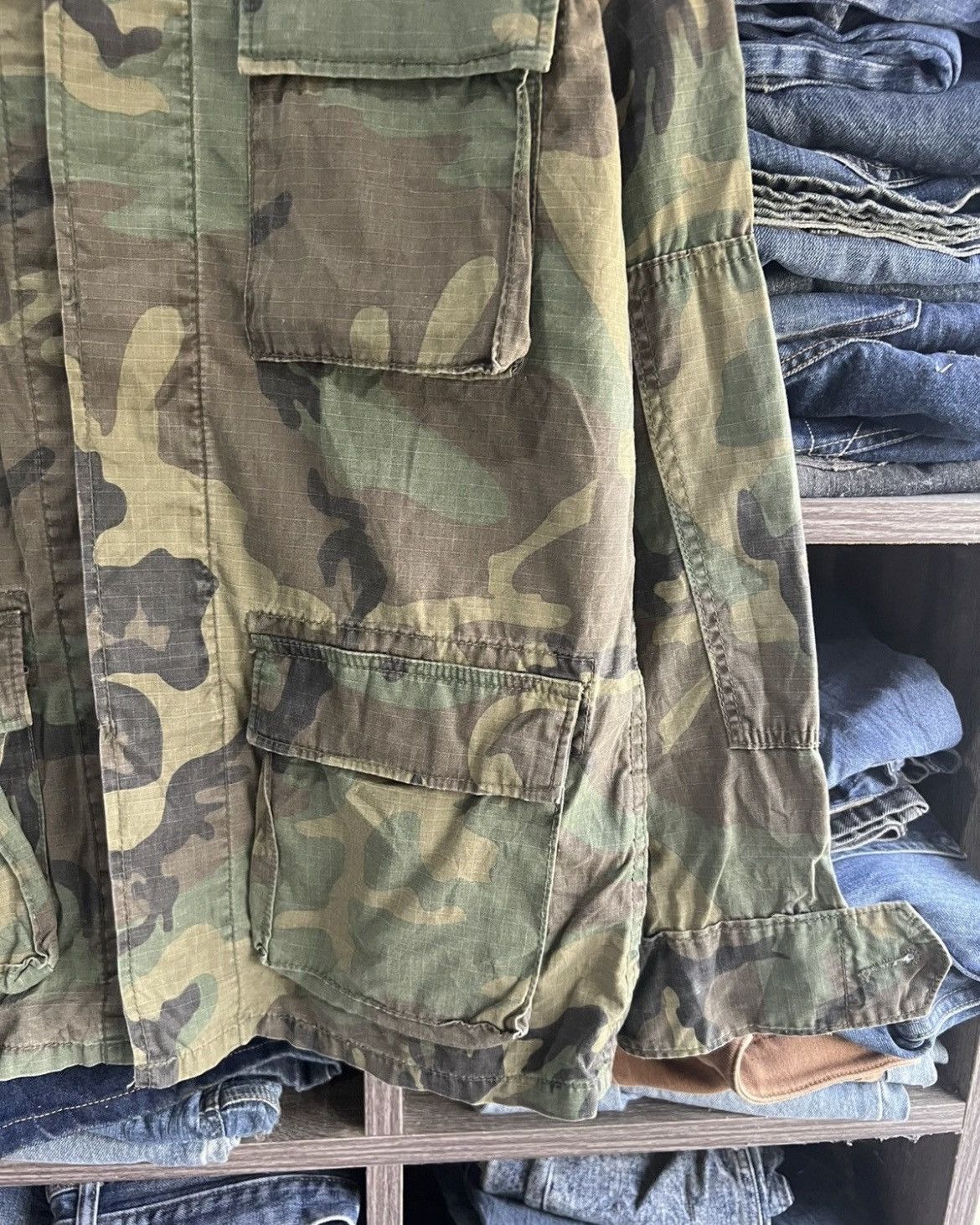 Avirex 🔥Rare Avirex US Navy Camo Army Jacket Size US M / EU 48-50 / 2 - 6 Thumbnail