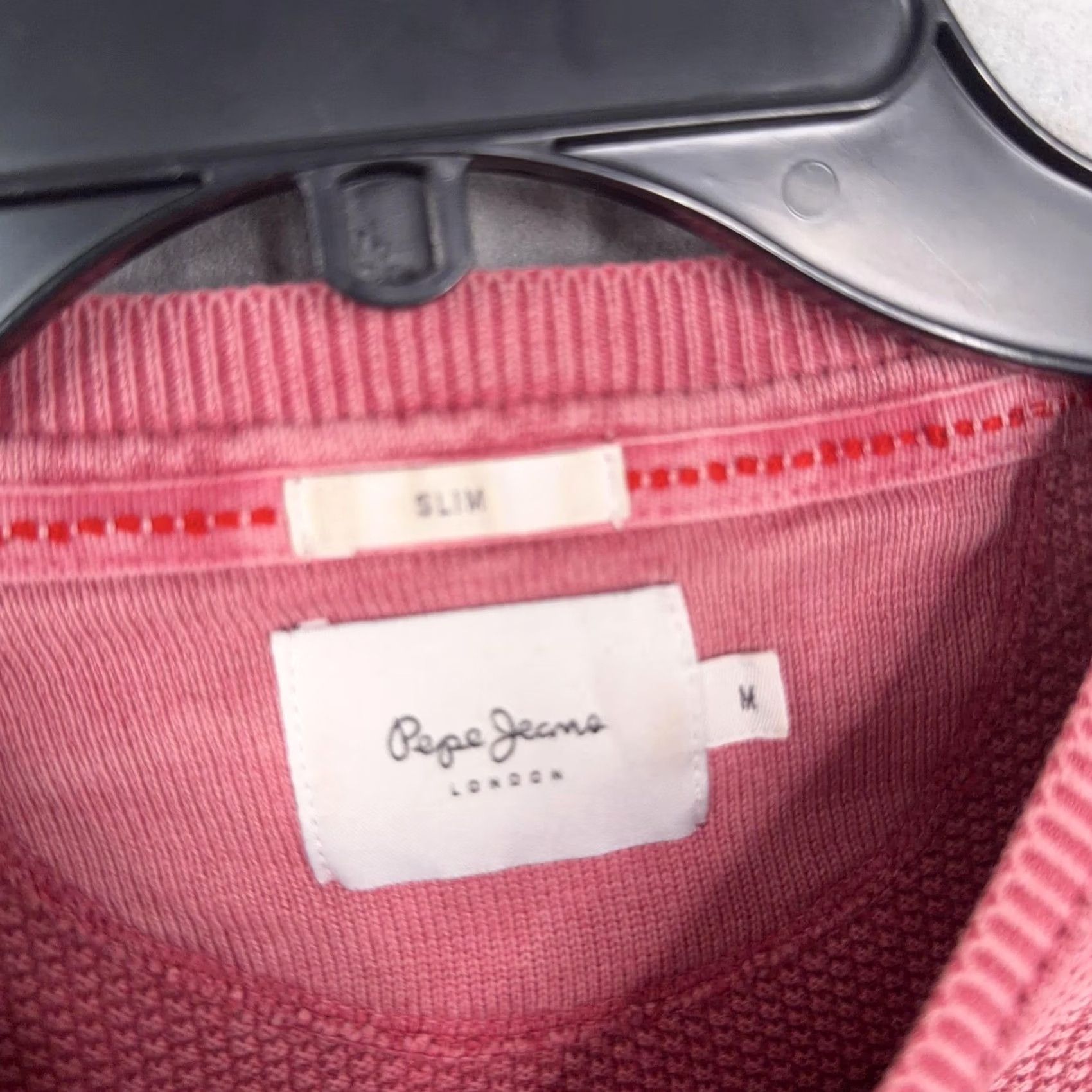 Pepe Jeans Pepe Jeans Sweater Mens Medium Pink Slim Fit Cotton Crewneck Knit London Hip Hop Size US M / EU 48-50 / 2 - 5 Thumbnail