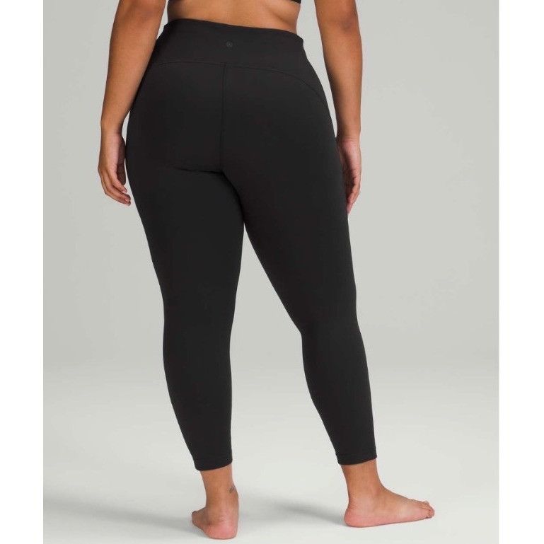 Lululemon 𝓛𝓾𝓵𝓾𝓵𝓮𝓶𝓸𝓷 High-Rise Black 25” Leggings Size 6 Size 28" / US 6 / IT 42 - 1 Thumbnail