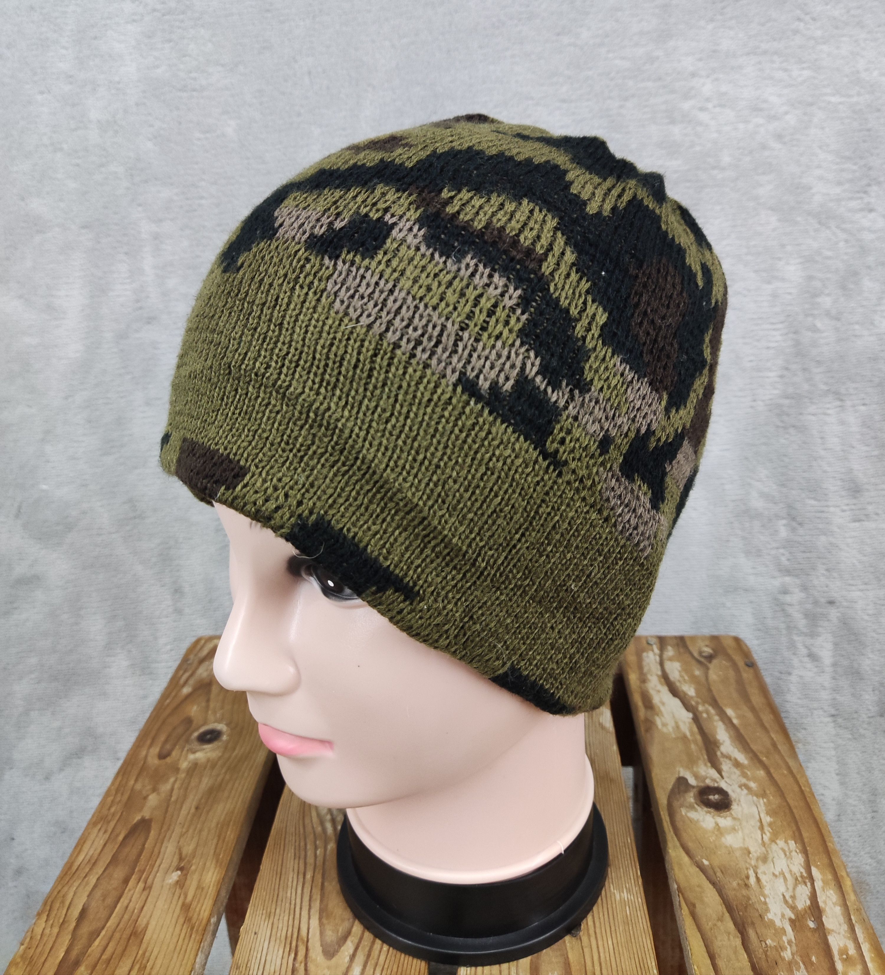 Japanese Brand Japanese Camouflage Beanie Hat Size ONE SIZE - 2 Thumbnail