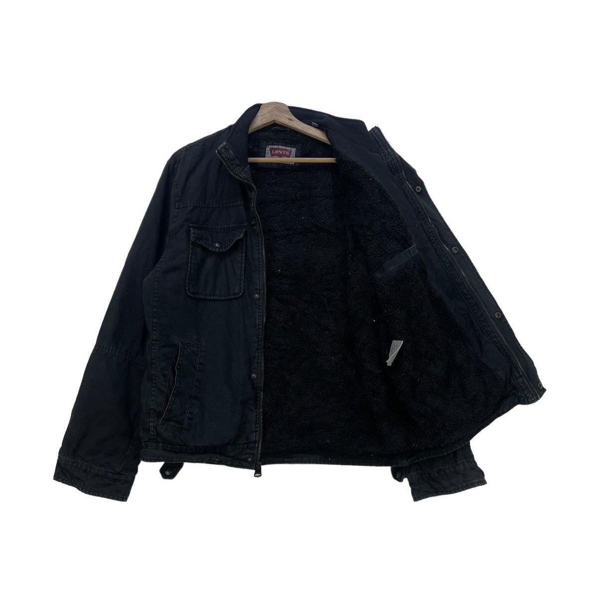 Levi's × Vintage Vintage Levis Shearling Jacket Size US M / EU 48-50 / 2 - 1 Thumbnail