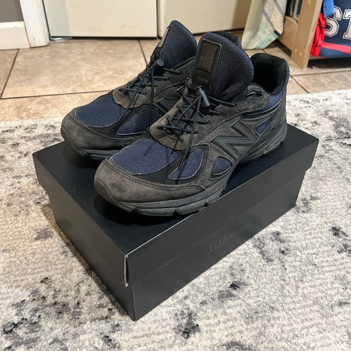 Jjjjound New Balance Triple Black 990v4 New Balance X Jjjjound