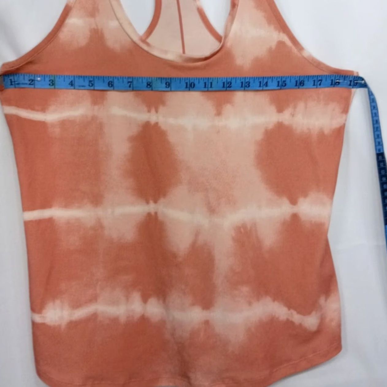 Nike Nike Dri-FIT Tie-Dye Tank Top Size L Orange Knit Sleeveless Size L / US 10 / IT 46 - 7 Thumbnail