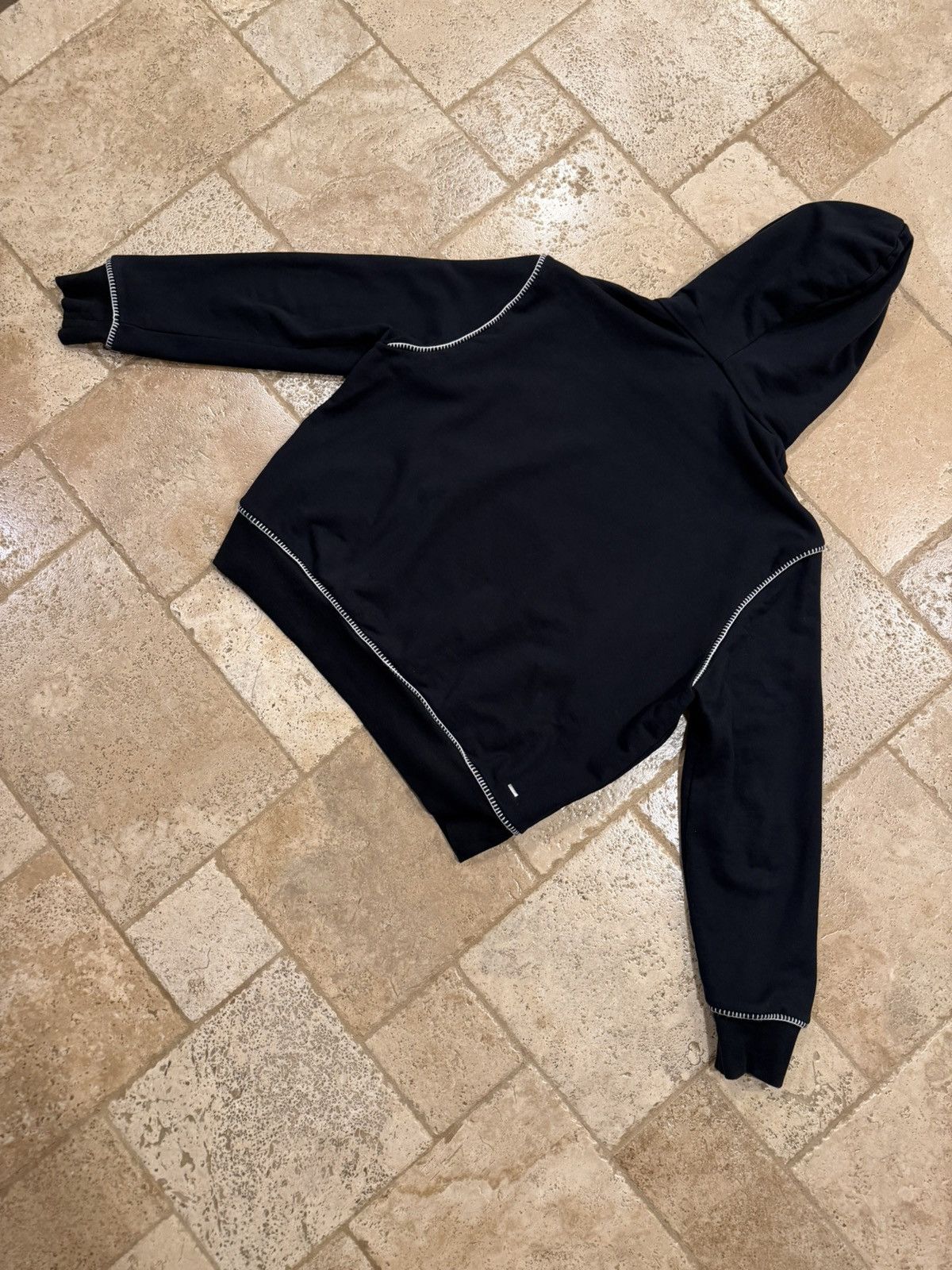 Amiri Amiri Chain Stitch Embroidered Logo Black Pullover Hoodie Size US XXL / EU 58 / 5 - 8 Thumbnail