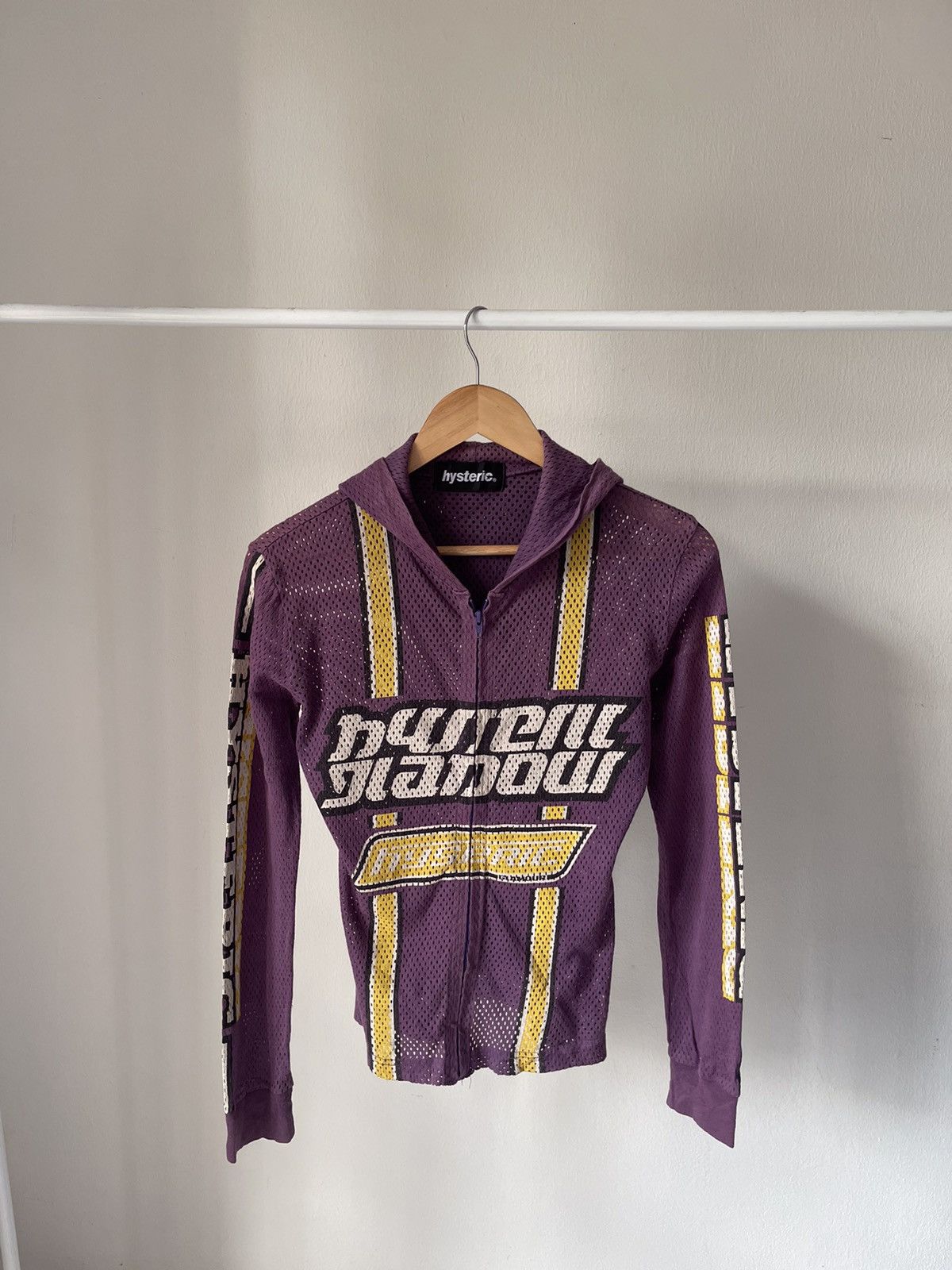 Hysteric Glamour 90s Hysteric Glamour Net zipper Hoodie Size US XS / EU 42 / 0 - 3 Thumbnail