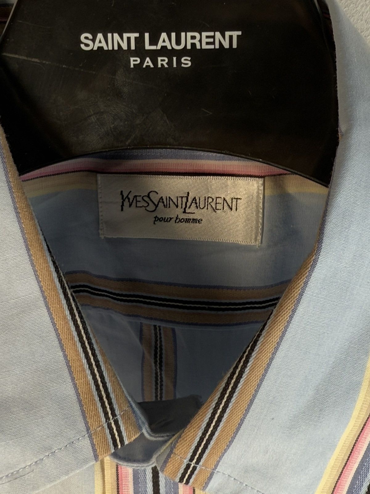 Yves Saint Laurent Multicolor YSL Shirt Summer Size US L / EU 52-54 / 3 - 4 Thumbnail