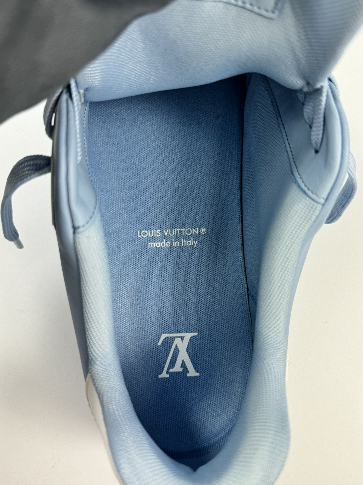 Louis Vuitton #54 SKY BLUE SNEAKERS Size US 11 / EU 44 - 12 Thumbnail