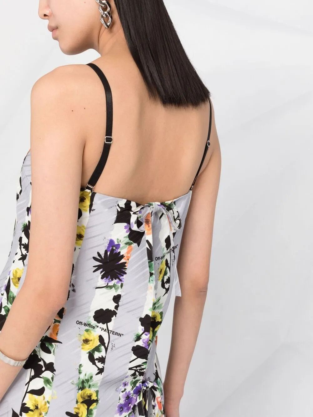 Off-White o1y1125 Mini Dress in Multicolor Size S / US 4 / IT 40 - 4 Thumbnail
